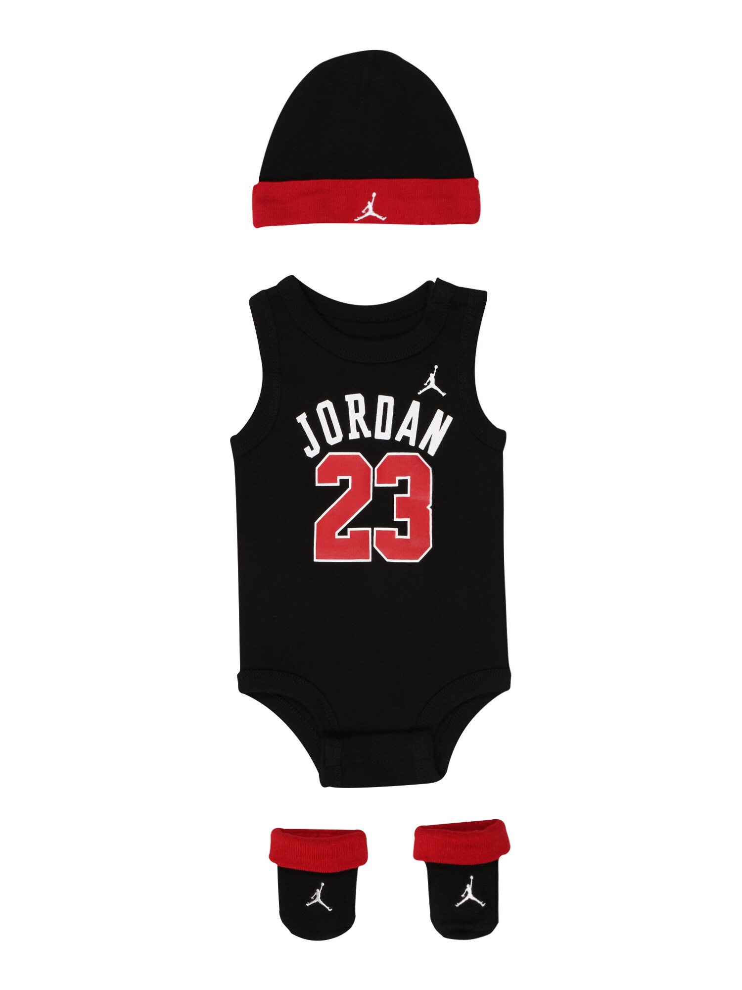 Jordan Set  červená / čierna / biela