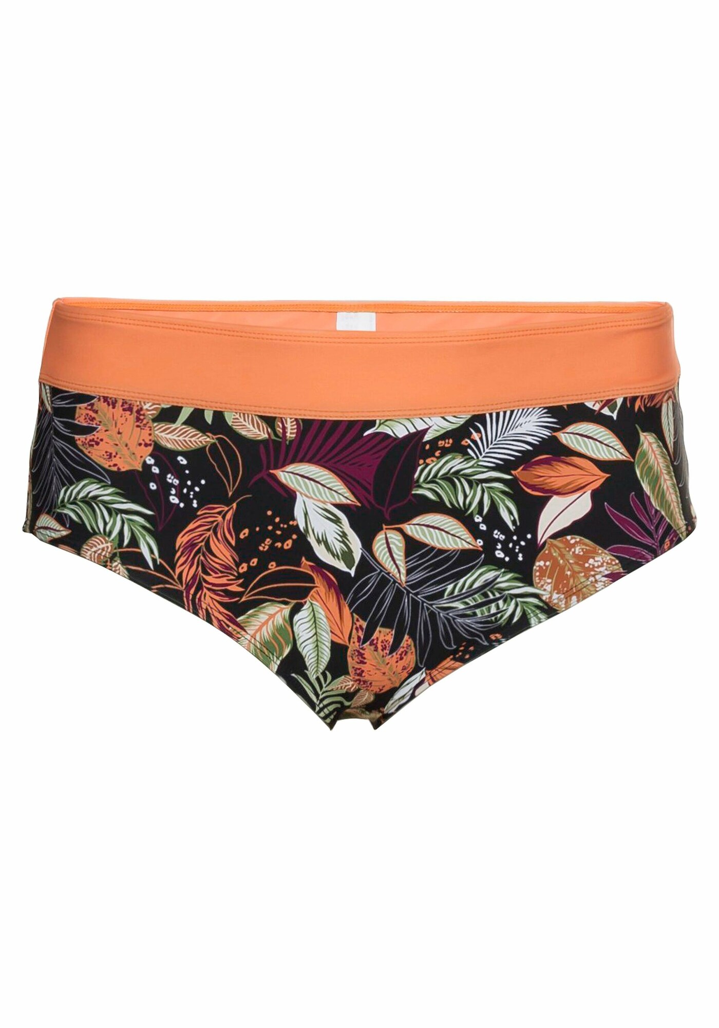 SHEEGO Bikinio kelnaitės žalia / uogų spalva / oranžinė / juoda / balta