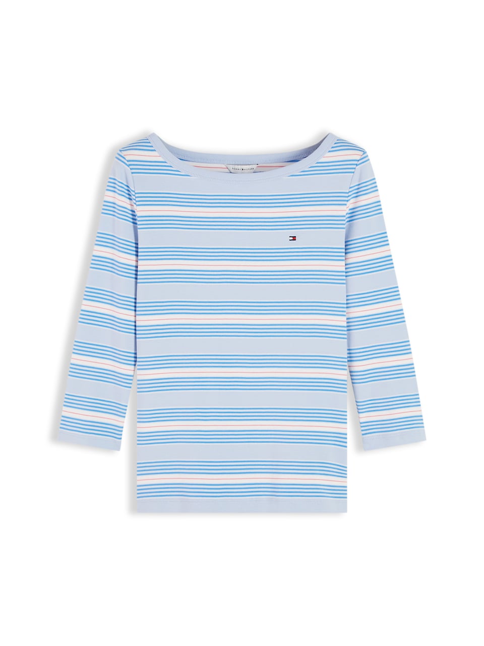T-shirt 'Cody' blå / ljusblå / röd