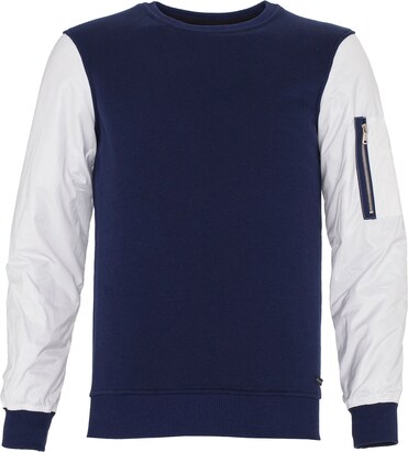 PLUS EIGHTEEN Sweatshirt Blauw / Offwhite