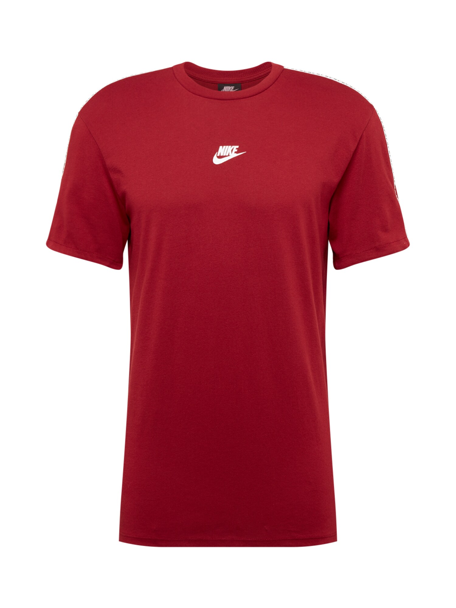 Nike Sportswear Marškinėliai 'Repeat'  tamsiai raudona
