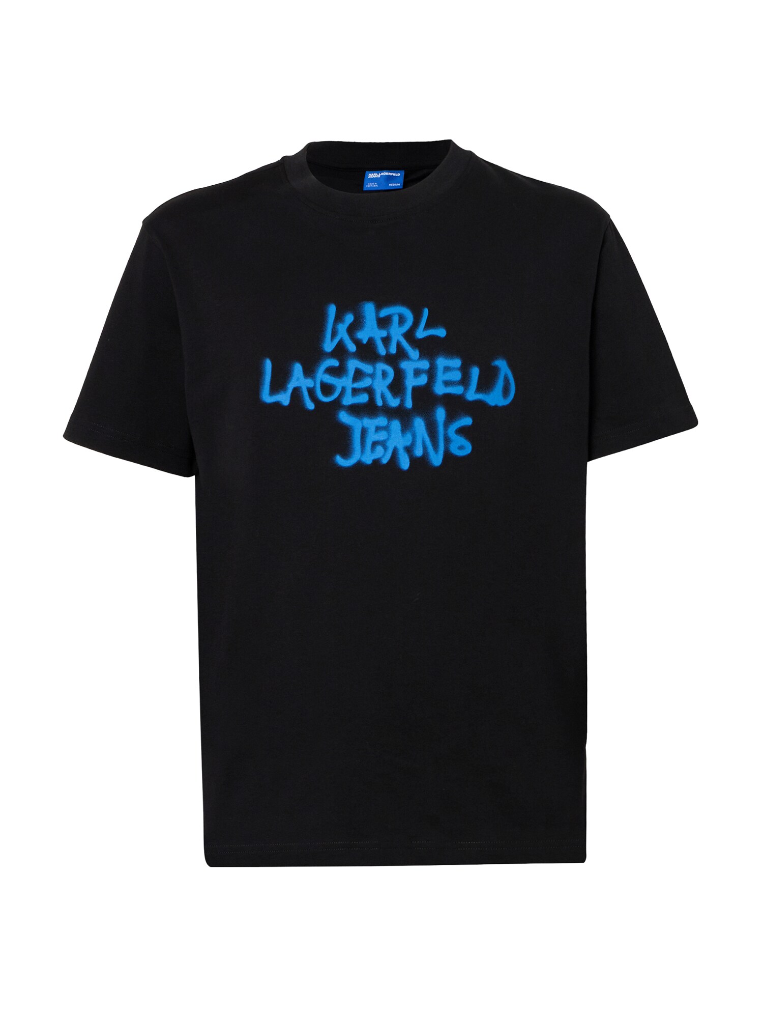 KARL LAGERFELD JEANS Tricou  albastru regal / negru