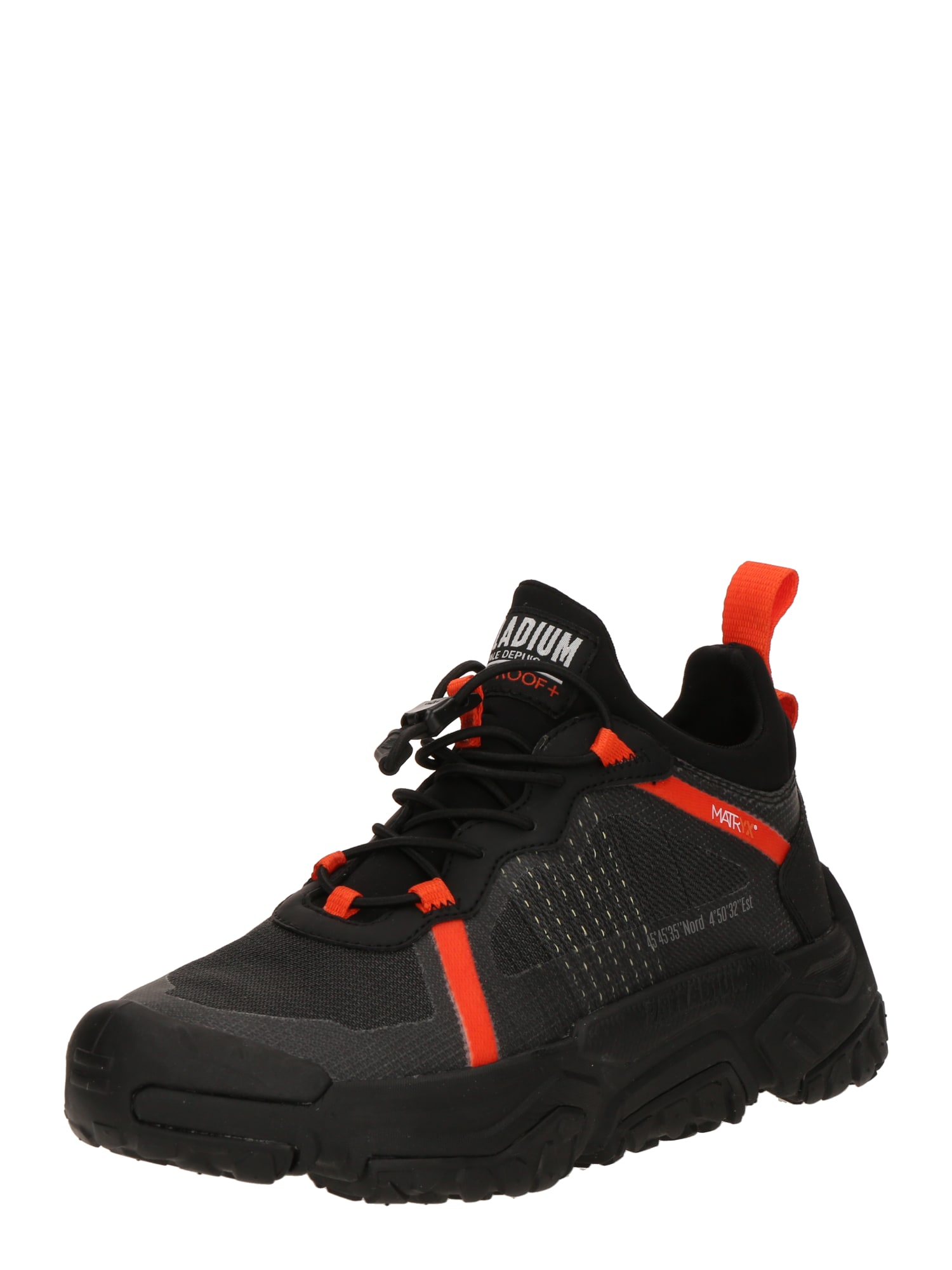 Palladium Sneaker low  gri deschis / roșu orange / negru