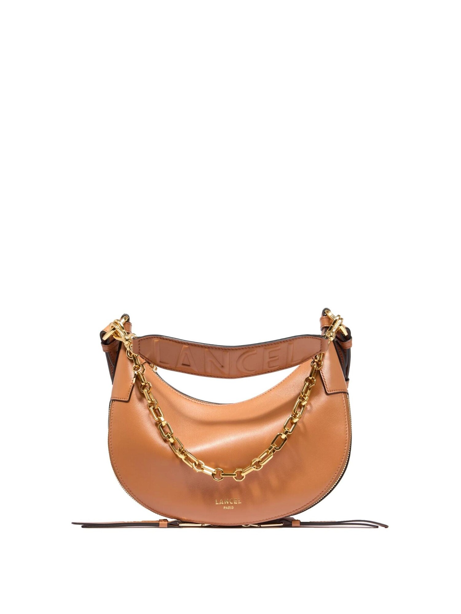 Lancel Bolso de hombro 'Lancel Sac Bandoulière S Origami Camel Femme'  marrón
