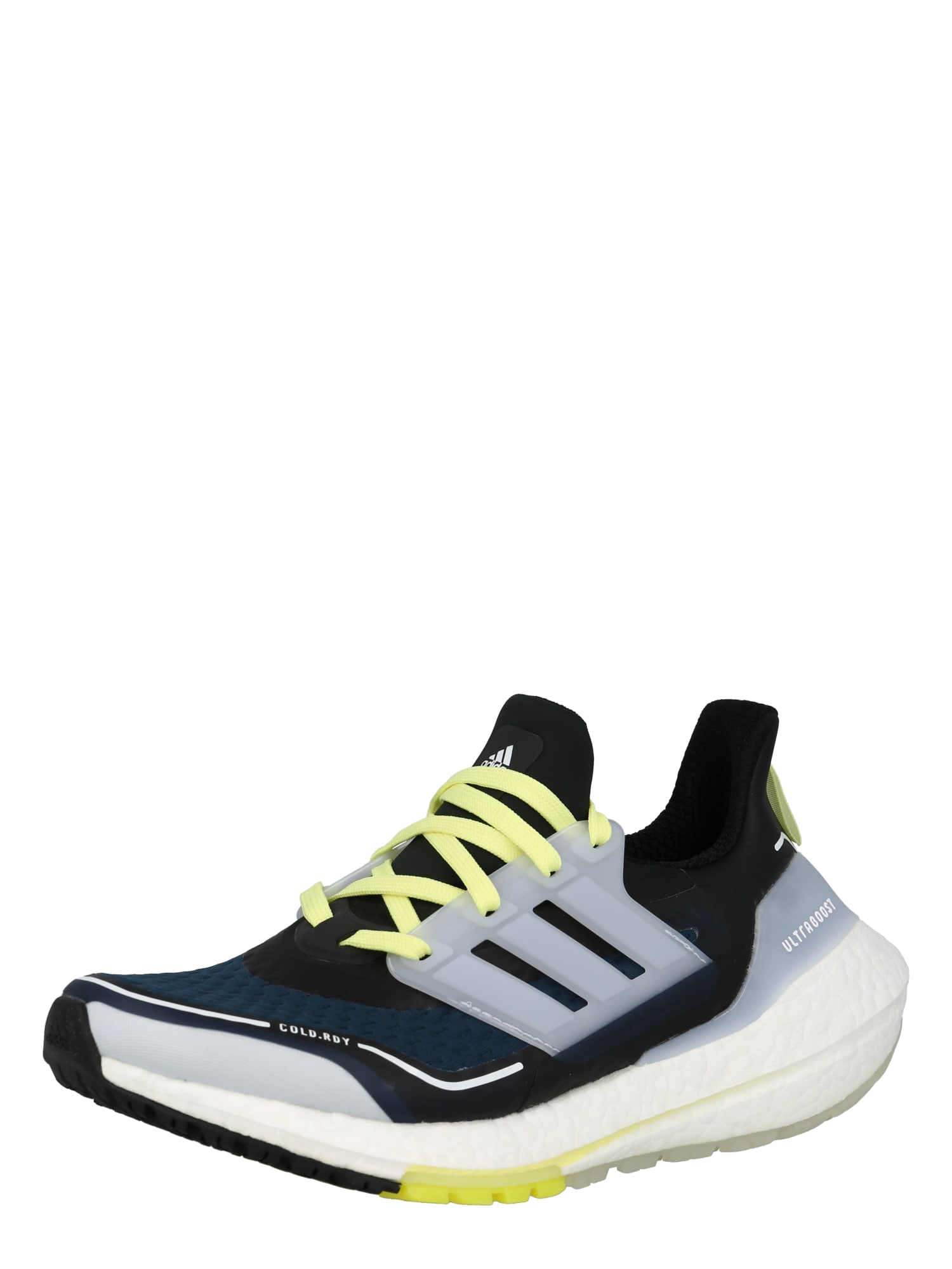 ADIDAS PERFORMANCE Skriešanas apavi 'Ultraboost 21' tumši zils / pasteļzils / neona dzeltens