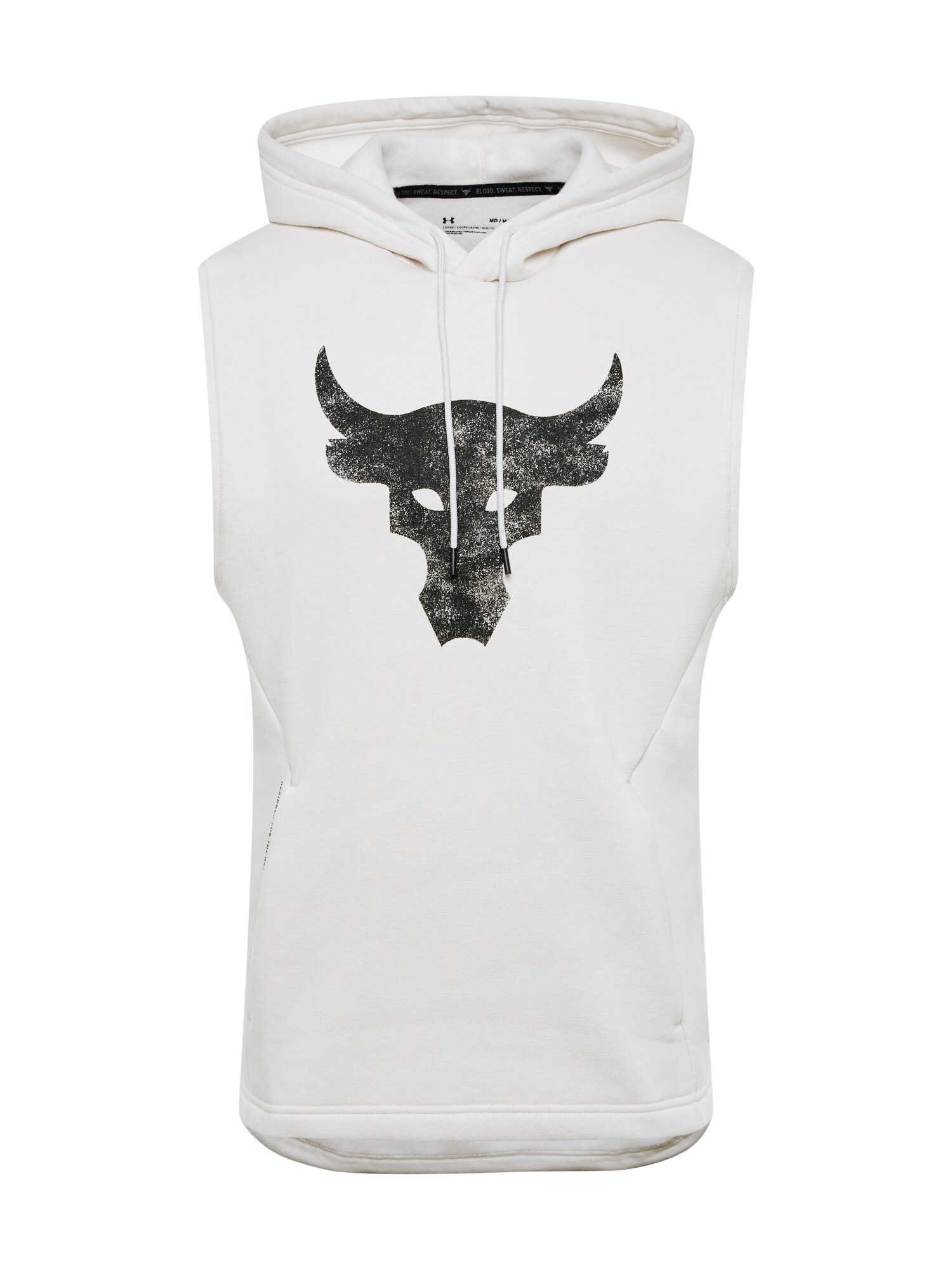 UNDER ARMOUR Sportinio tipo megztinis  balkšva / juoda
