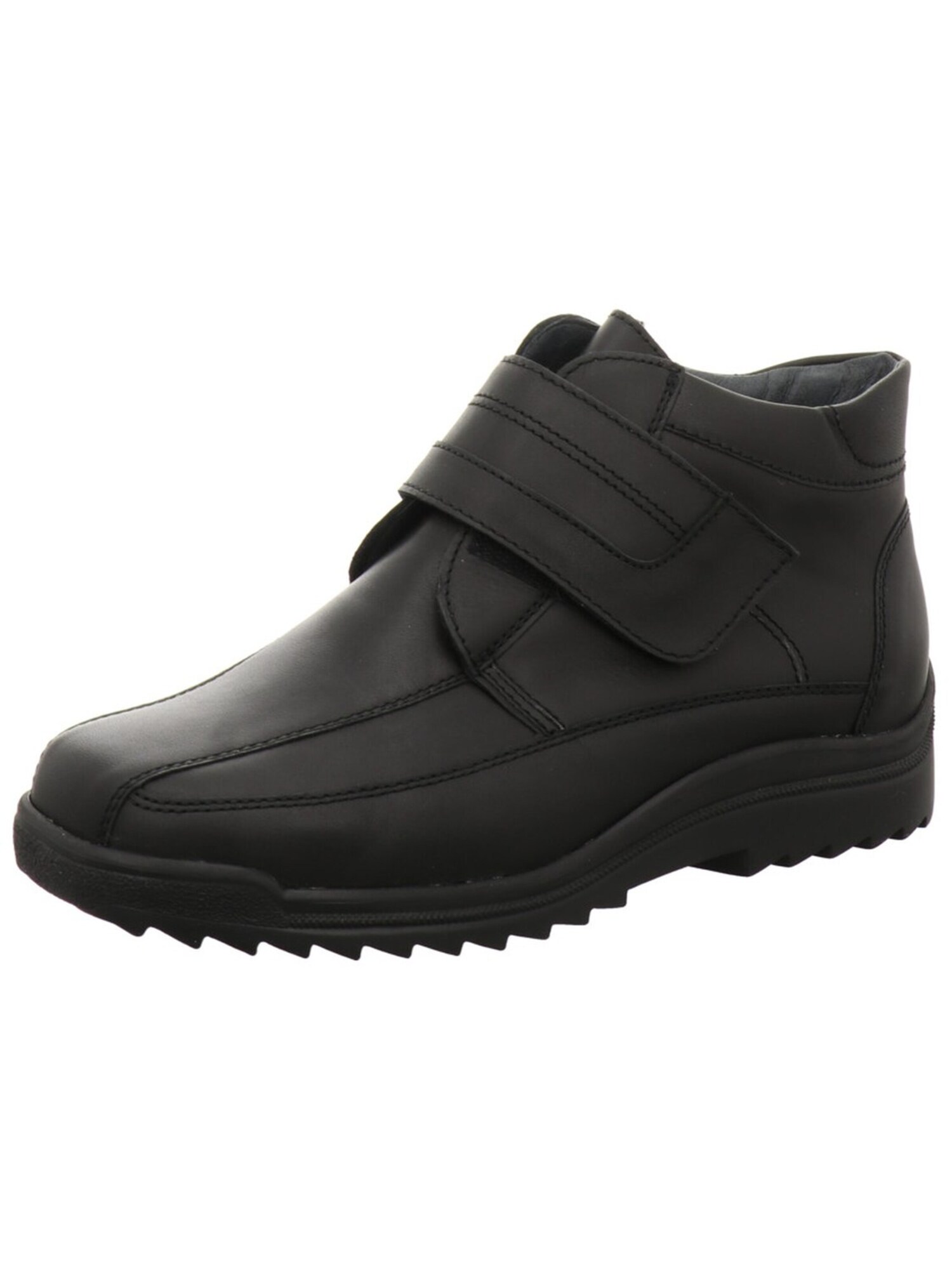 WaldlÄUfer Boots 'Weitschaftstiefel Herren 613901 Echtleder In Schwarz' Zwart