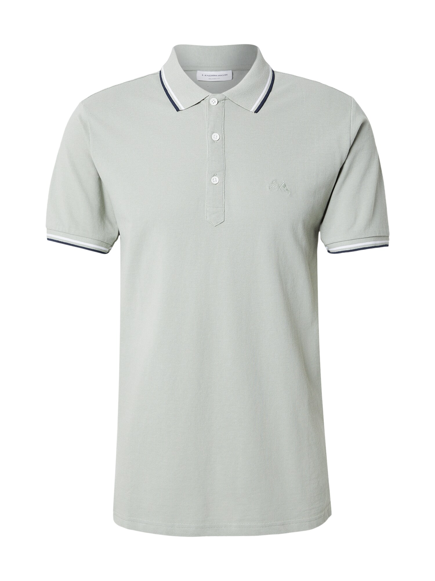 Lindbergh Tricou  bleumarin / gri deschis / alb