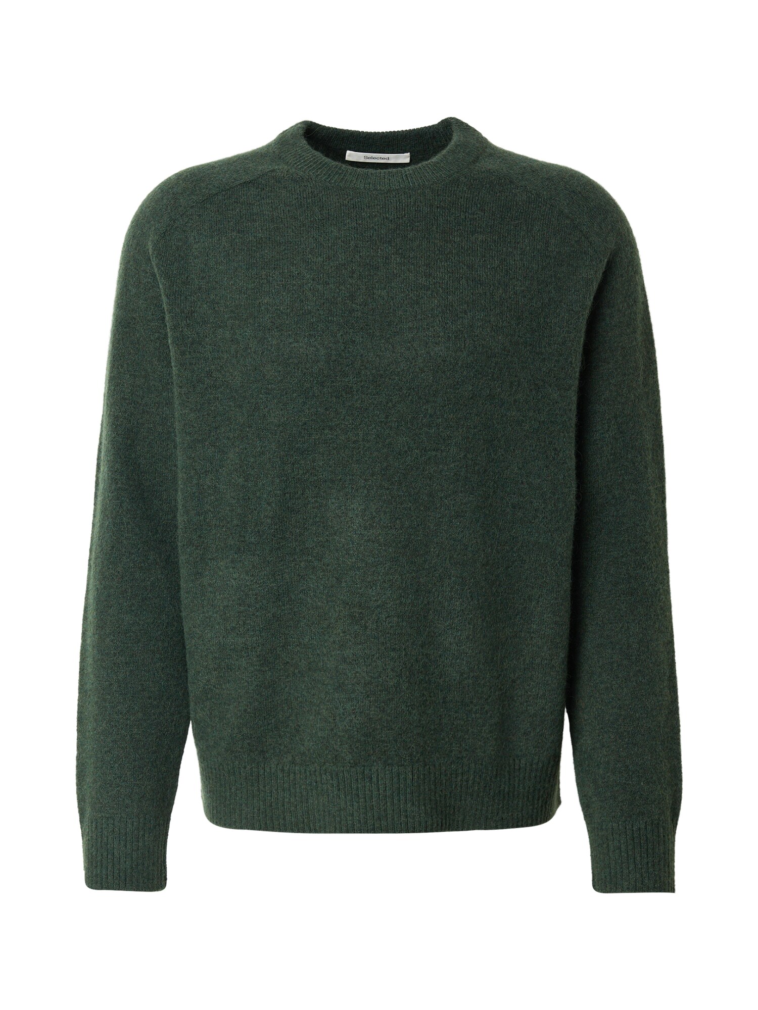 SELECTED Pulover SLHRAI  verde închis
