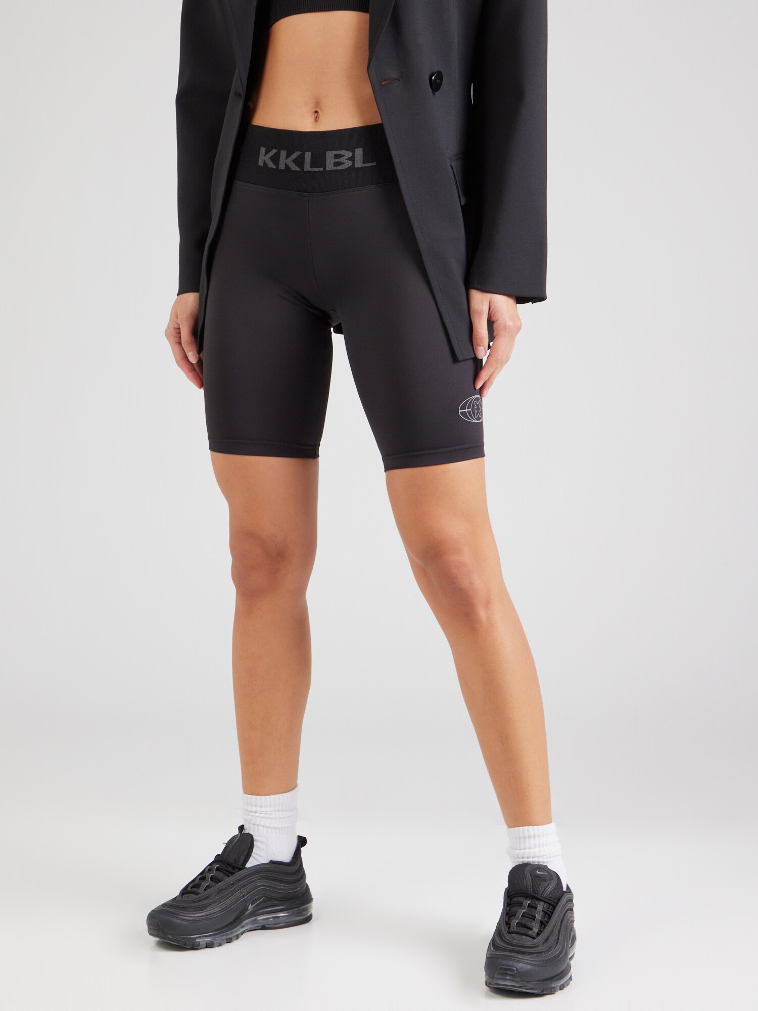 Karo Kauer Leggings 'KKLBL'  szürke / fekete termék 2. képe