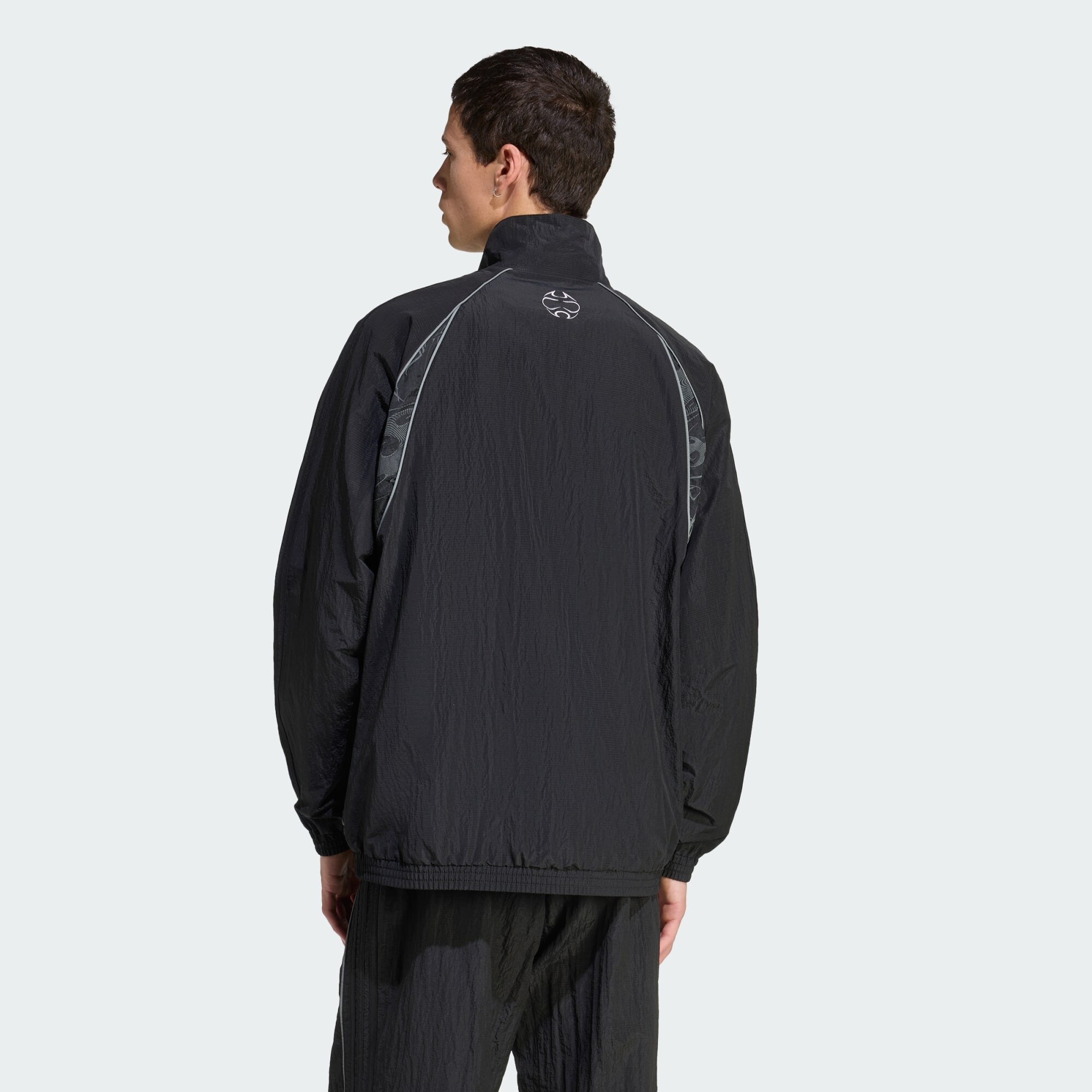 ADIDAS ORIGINALS Prechodná bunda 'Adilenium Season 4 Teamgeist' sivá / čierna (obrázok 3)