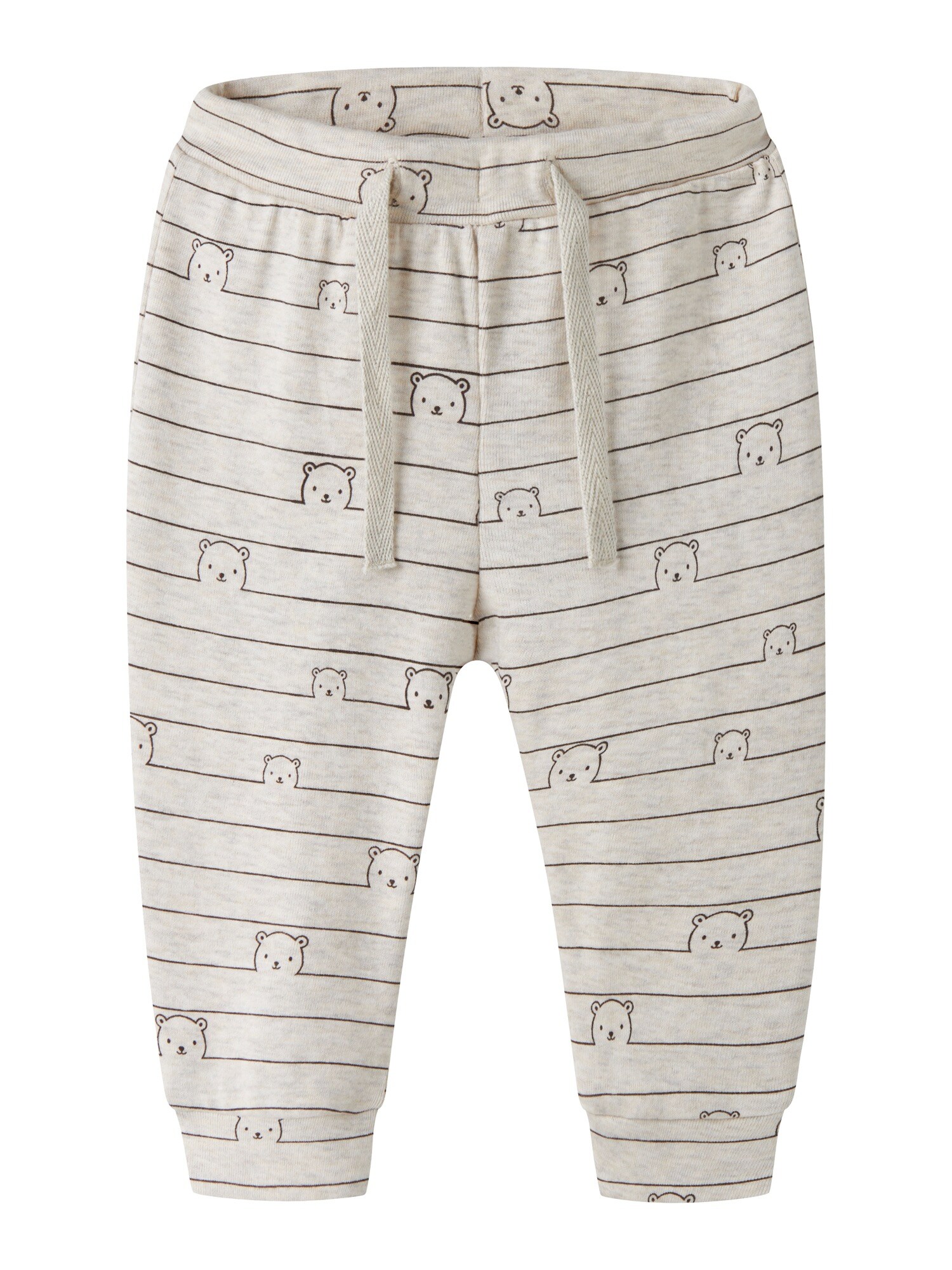 NAME IT Pantaloni NBMNALAS maro închis / gri amestecat