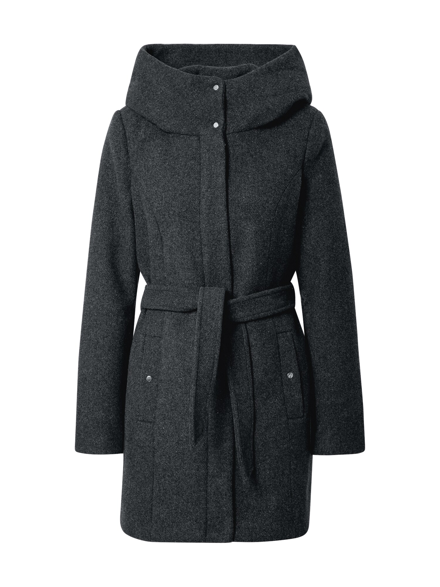 VERO MODA Žieminis paltas  margai pilka