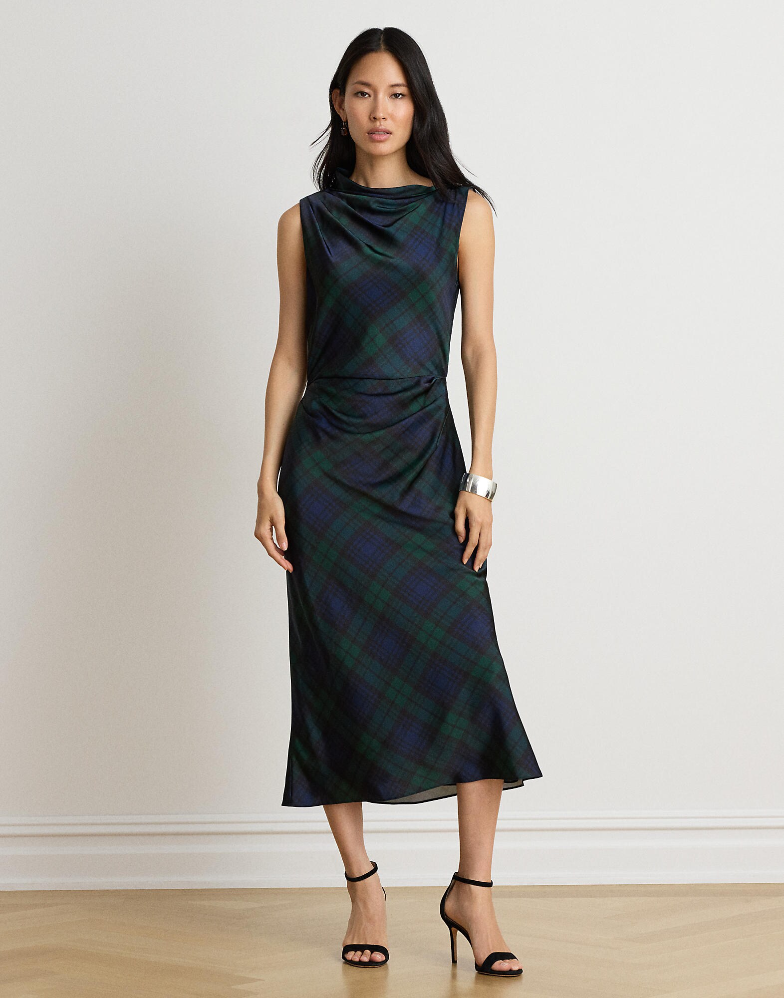Lauren Ralph Lauren Vestido  navy / verde oscuro / negro – imagen 4