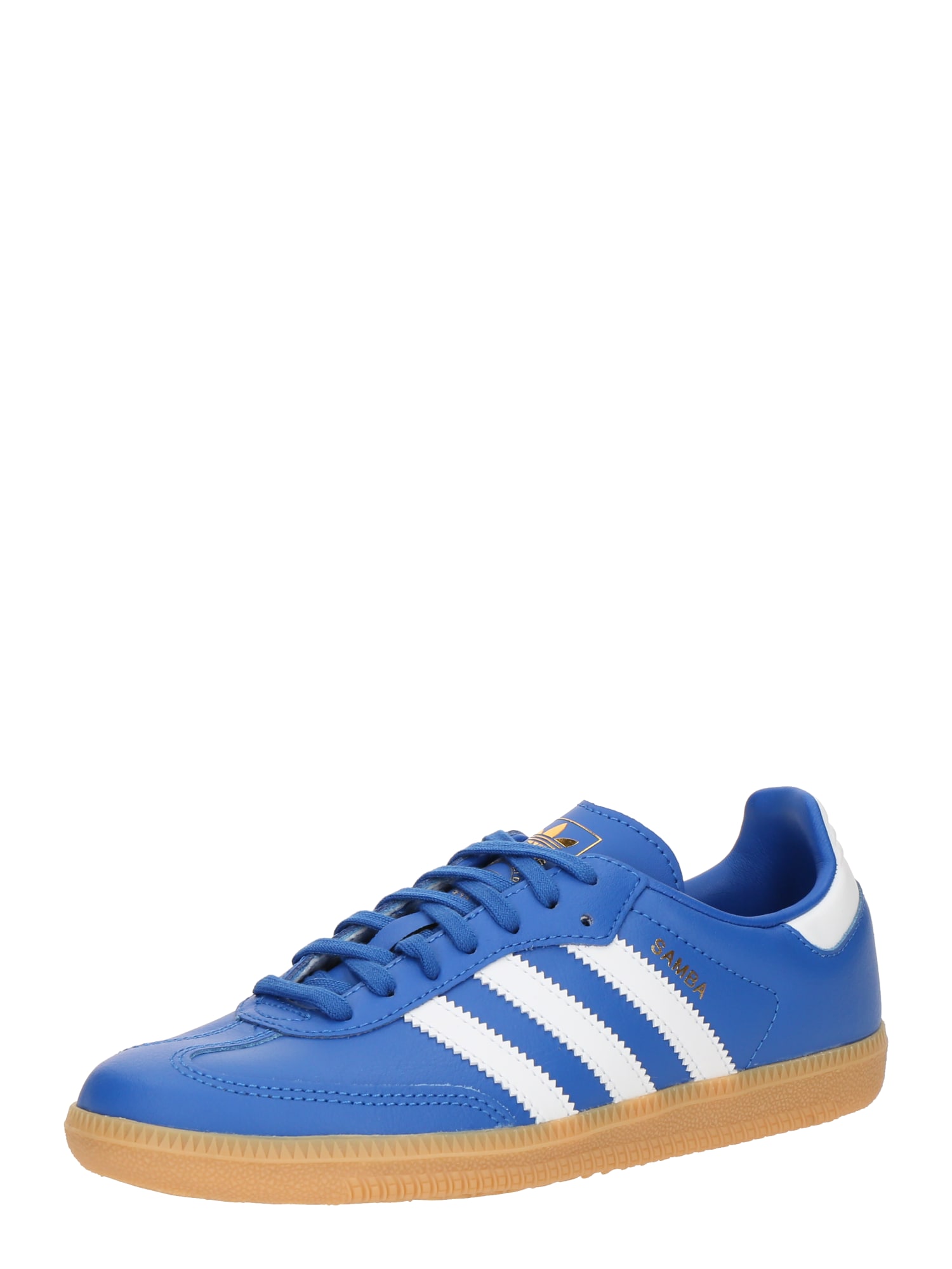 ADIDAS ORIGINALS Sneaker SAMBA OG  albastru / auriu / alb