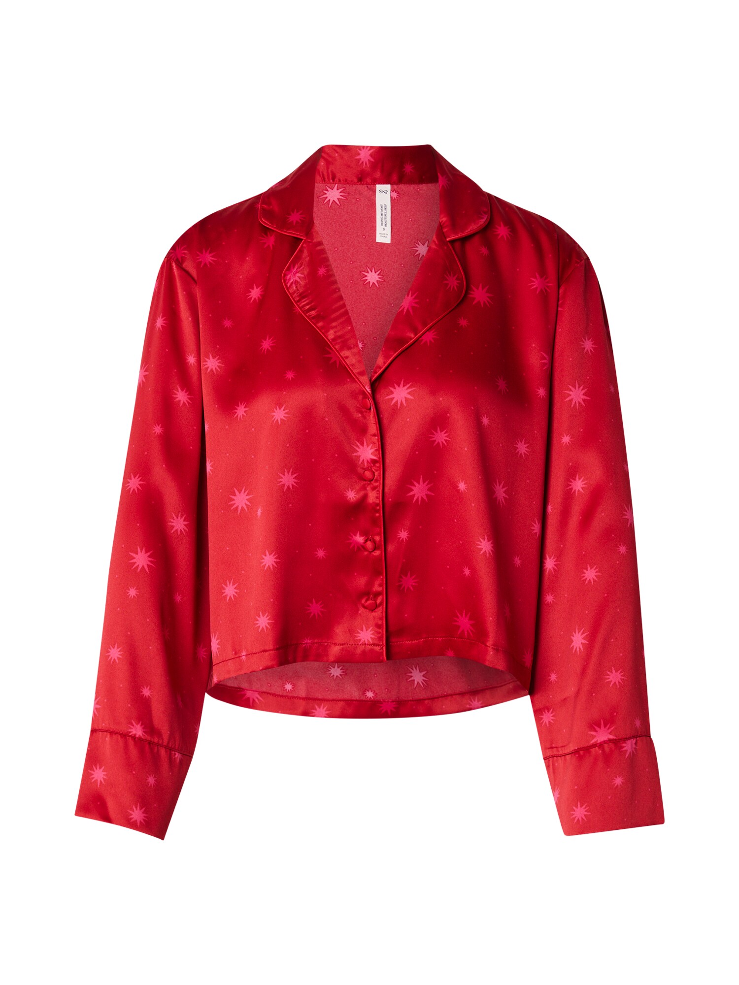 Hunkemöller Bluză de noapte  roz / roșu