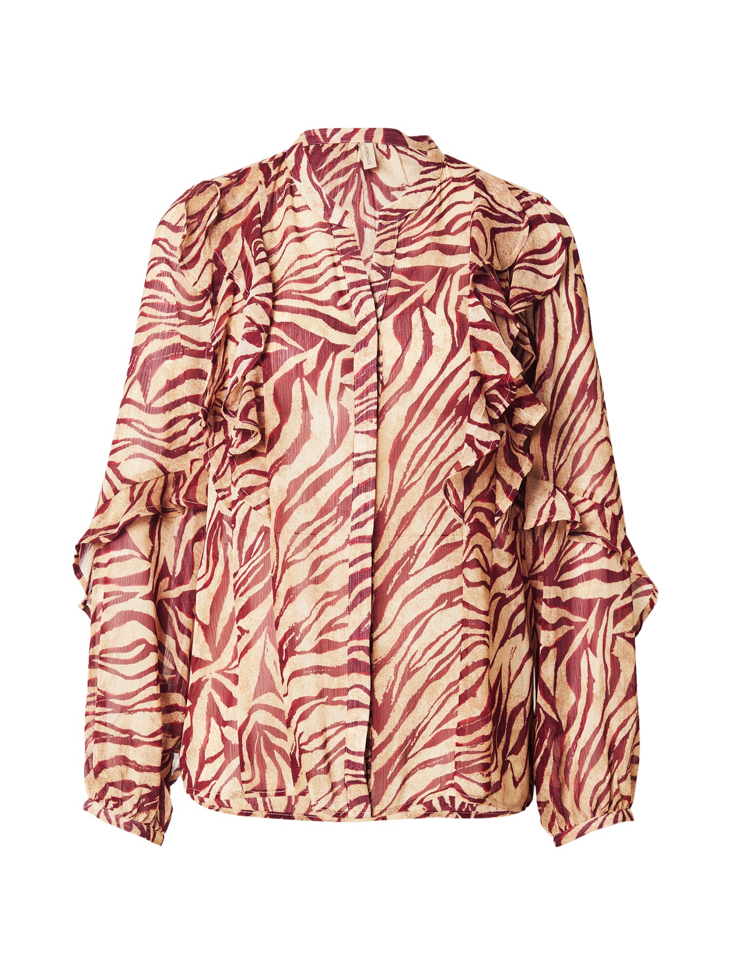 Soyaconcept Blusa 'VALBORG 1'  beige / beige moteado / rojo