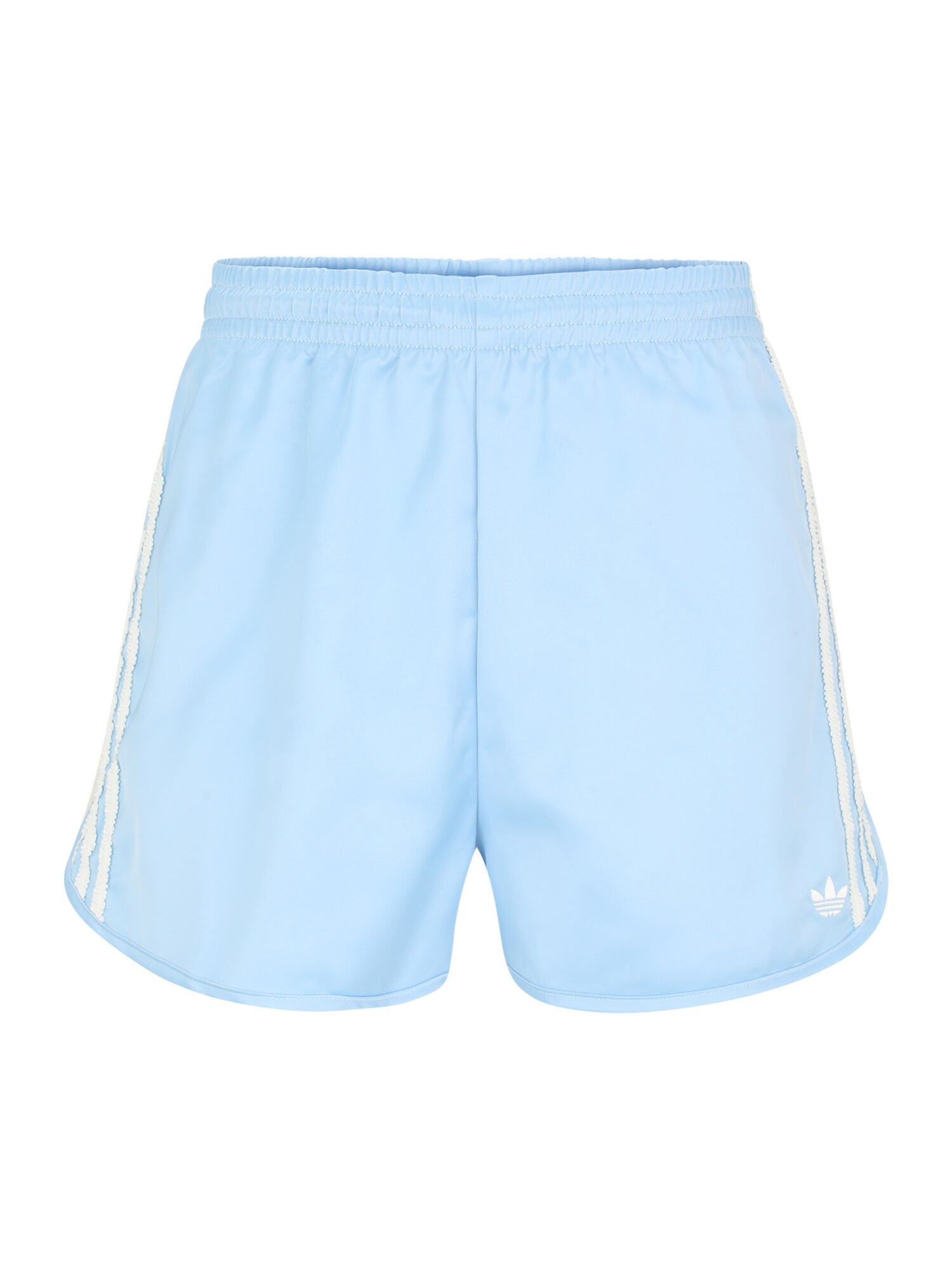 ADIDAS ORIGINALS Pantaloni  SATIN SHORTS RUFFLE albastru pastel / alb