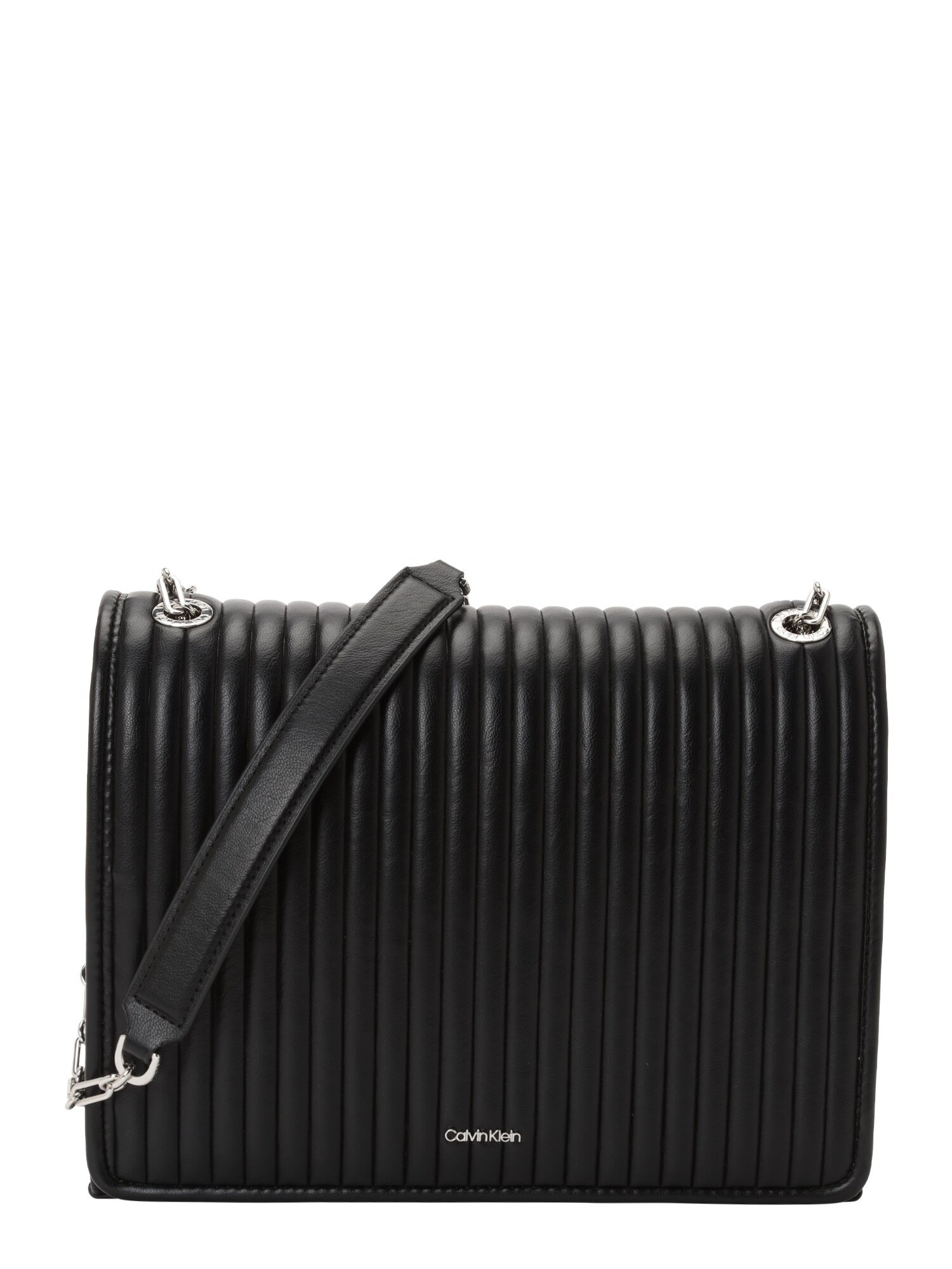 Calvin Klein Geantă de umăr  negru / argintiu