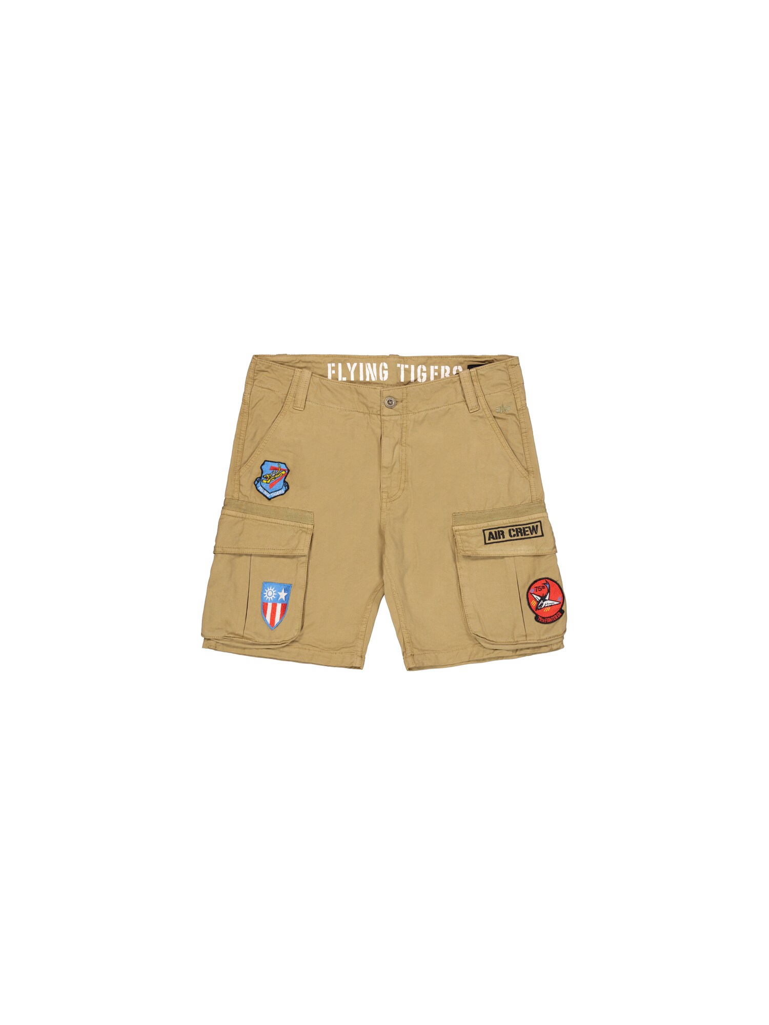ALPHA INDUSTRIES Cargo nadrágok 'Flying Tigers'  bézs / kék / piros / fehér akciós termékkép 1