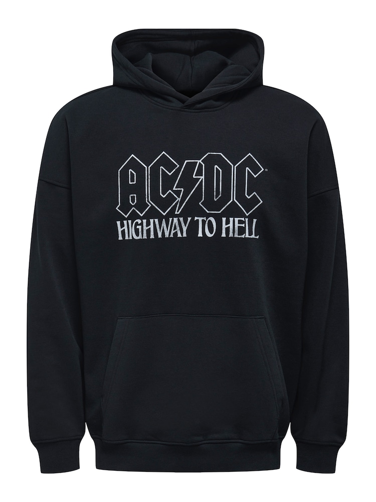 Only & Sons Tréning póló 'ONSACDC' Férfi fekete , Méret L