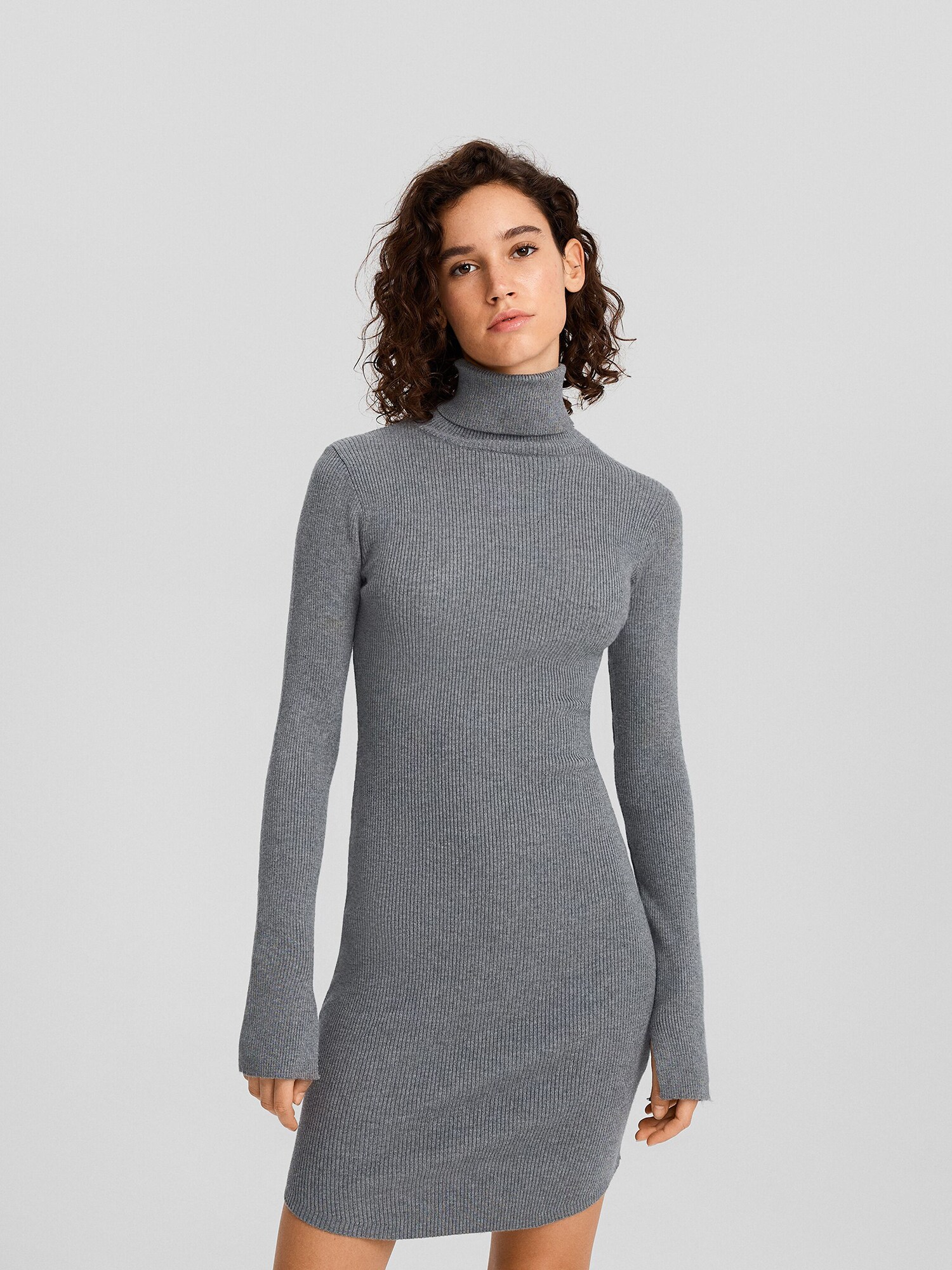 Bershka Ruha  szürke melír termék 2. képe