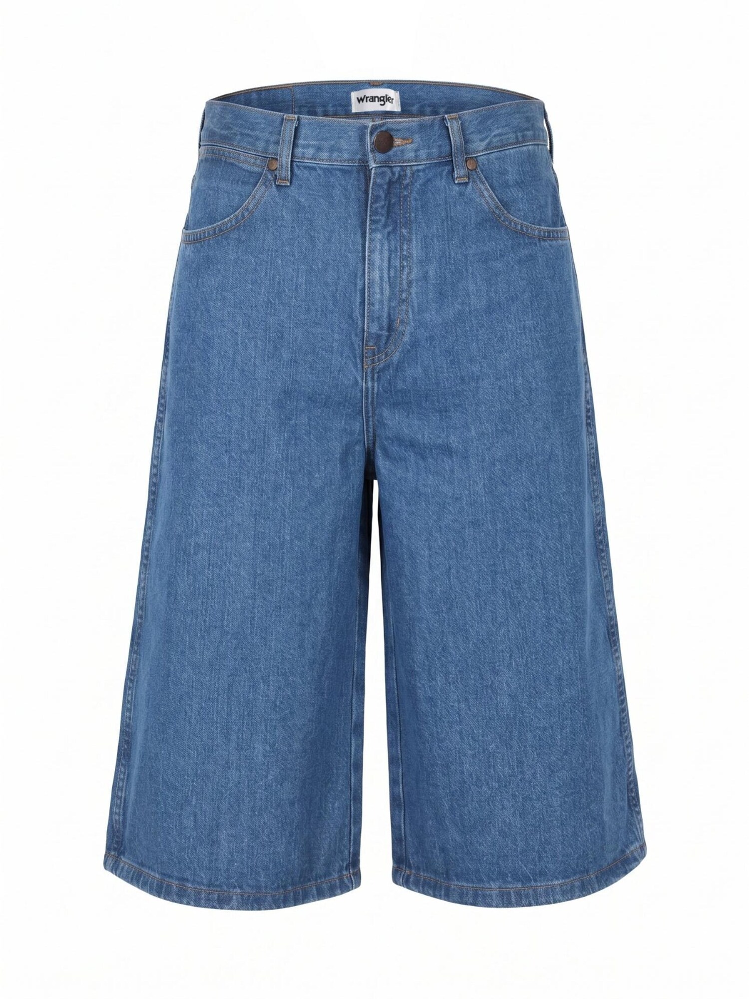 WRANGLER Vaquero 'LIGHT & SOFT JORT SHORTS MID STONE' azul denim