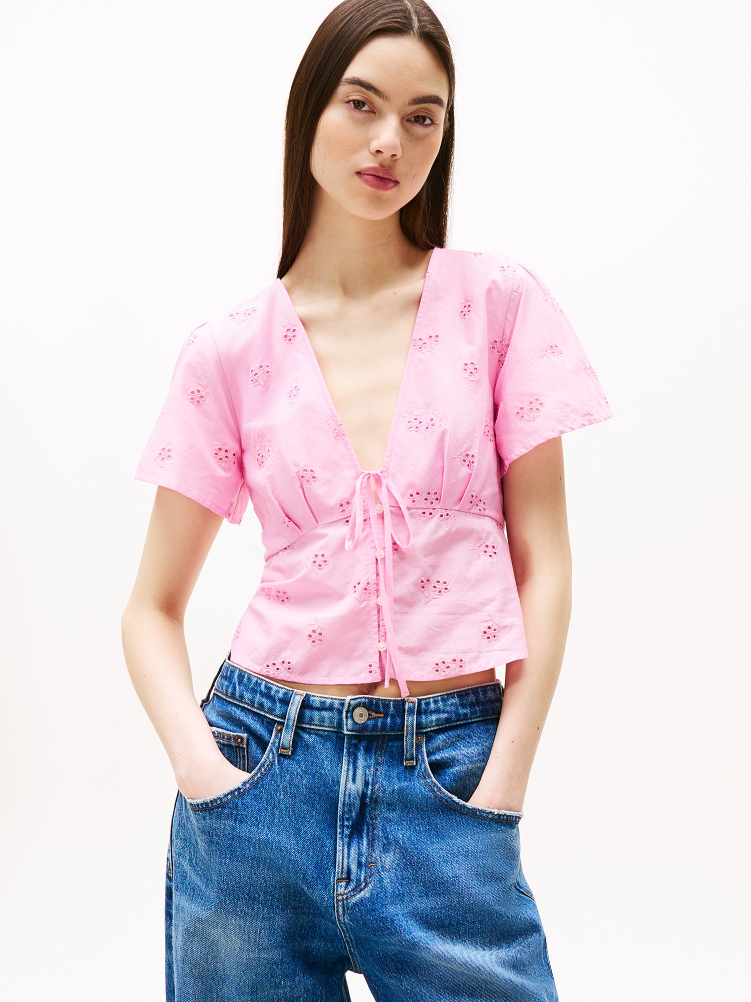 Tommy Jeans Blúz rózsaszín termék 2. képe