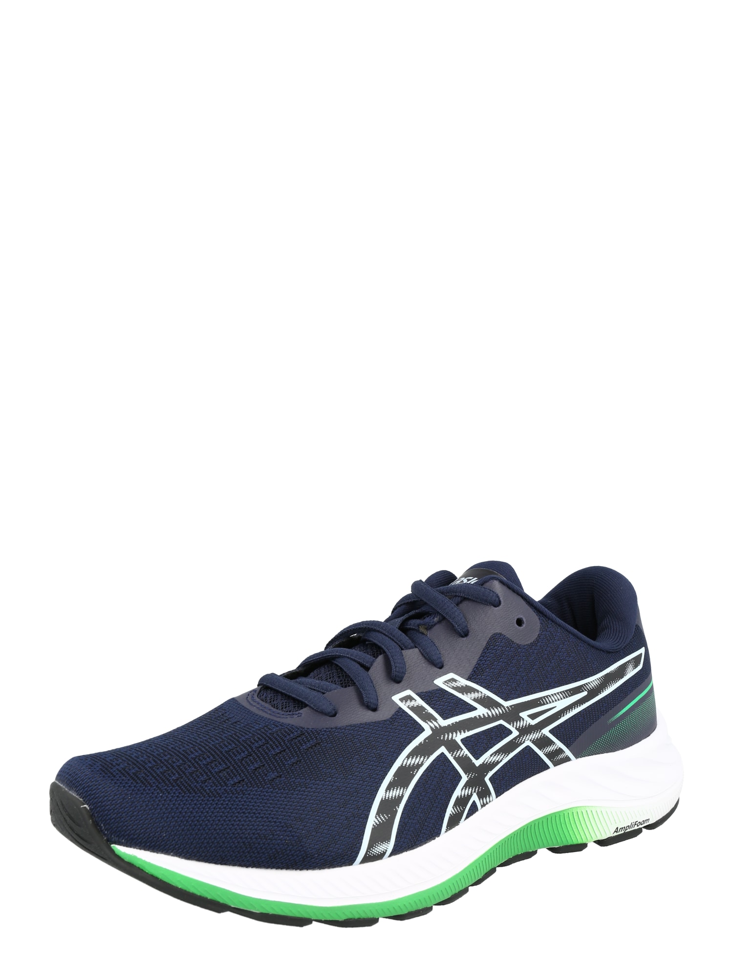 ASICS Bėgimo batai 'Excite' tamsiai mėlyna / žalia / balta