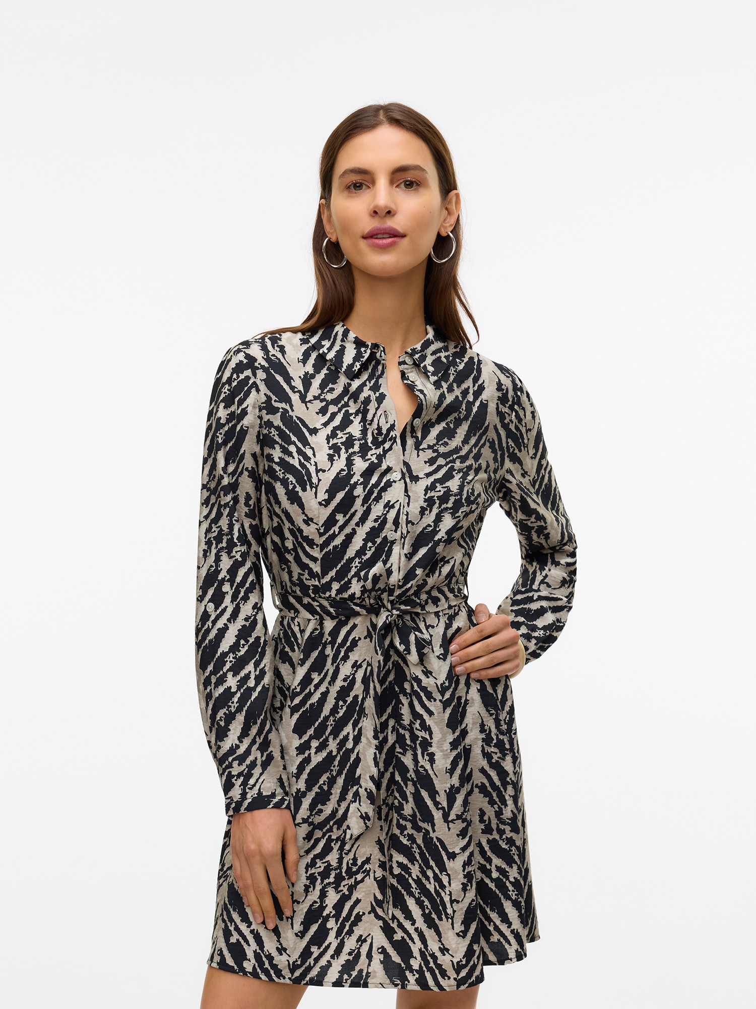 VERO MODA Ingruhák  gitt / sötét bézs / fekete termék 2. képe