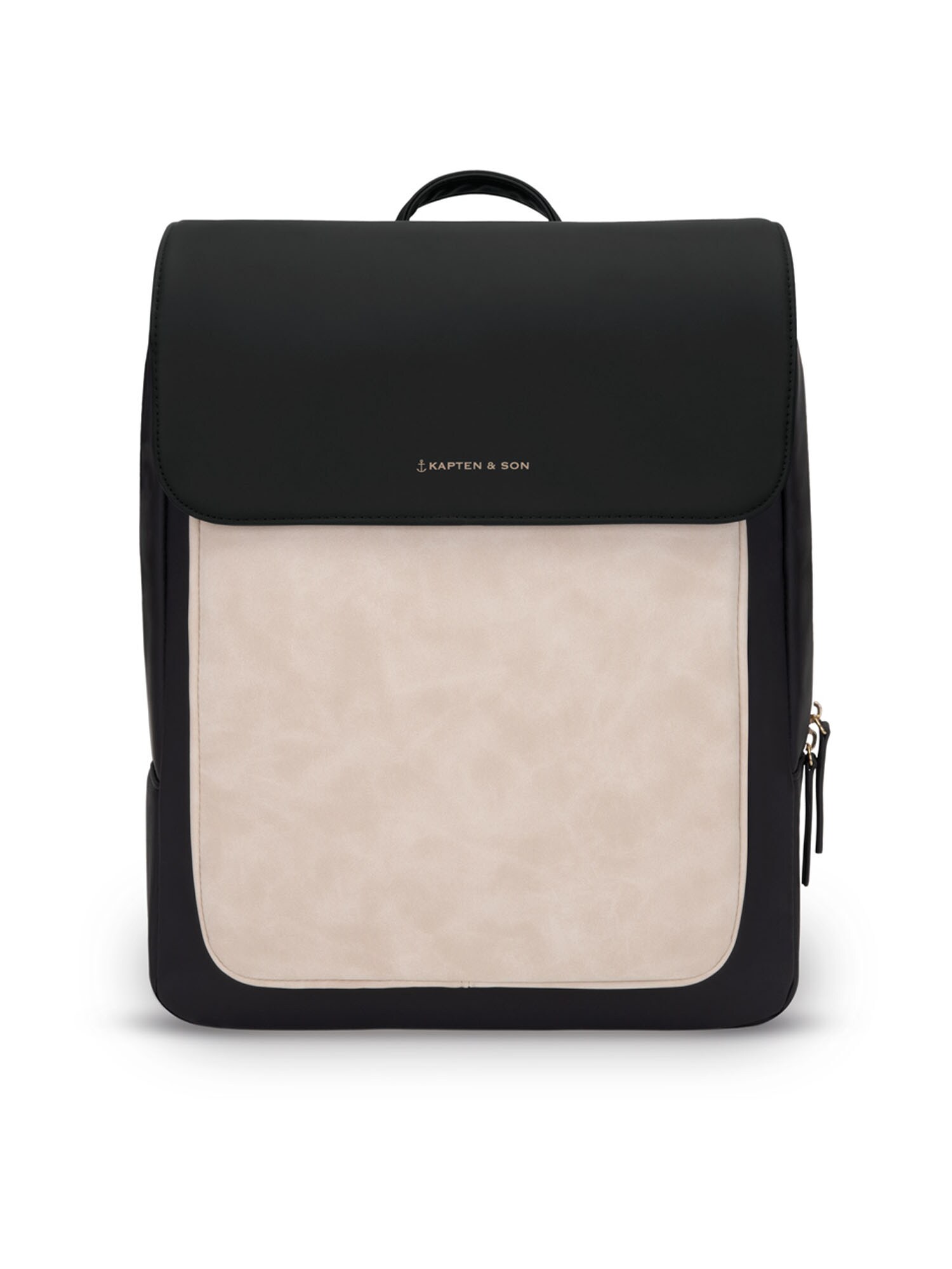 Kapten & Son Batoh 'Tromso Cream Black'  krémová / čierna