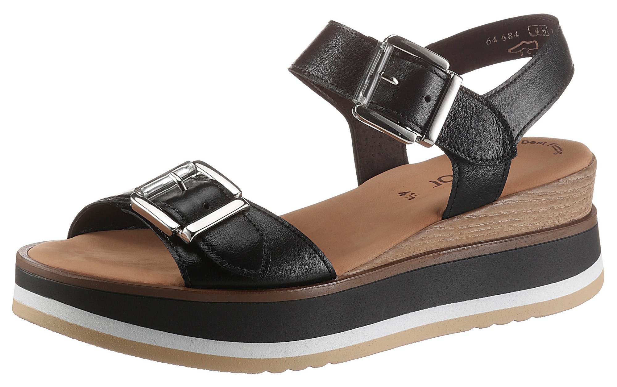 Gabor GABOR Sandalette schwarz