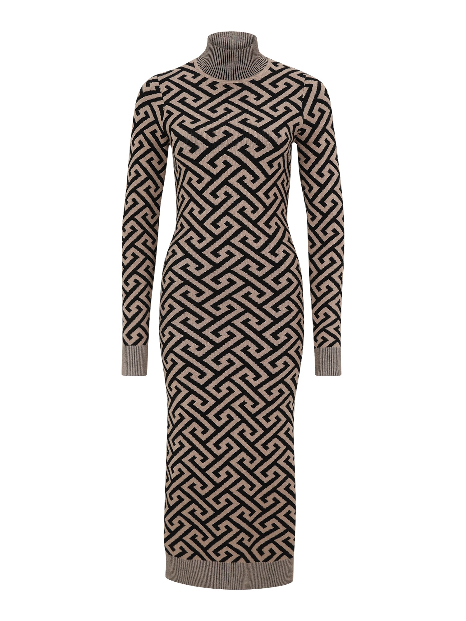 Vero Moda Tall Rochie tricotat VMARIA  maro deschis / negru