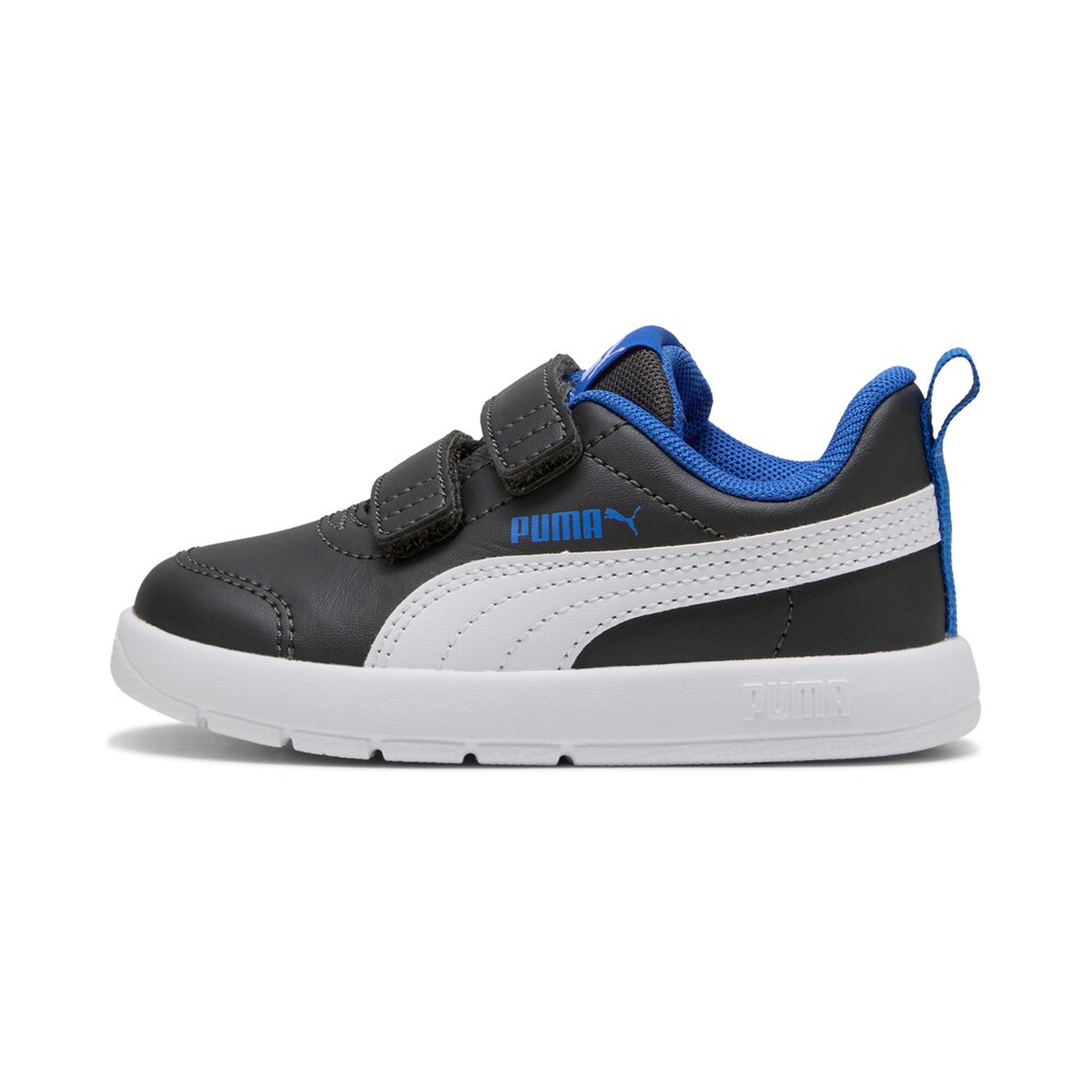 PUMA Sneaker 'Courtflex V3' Jungen Größe 22 royalblau / schwarz / weiß