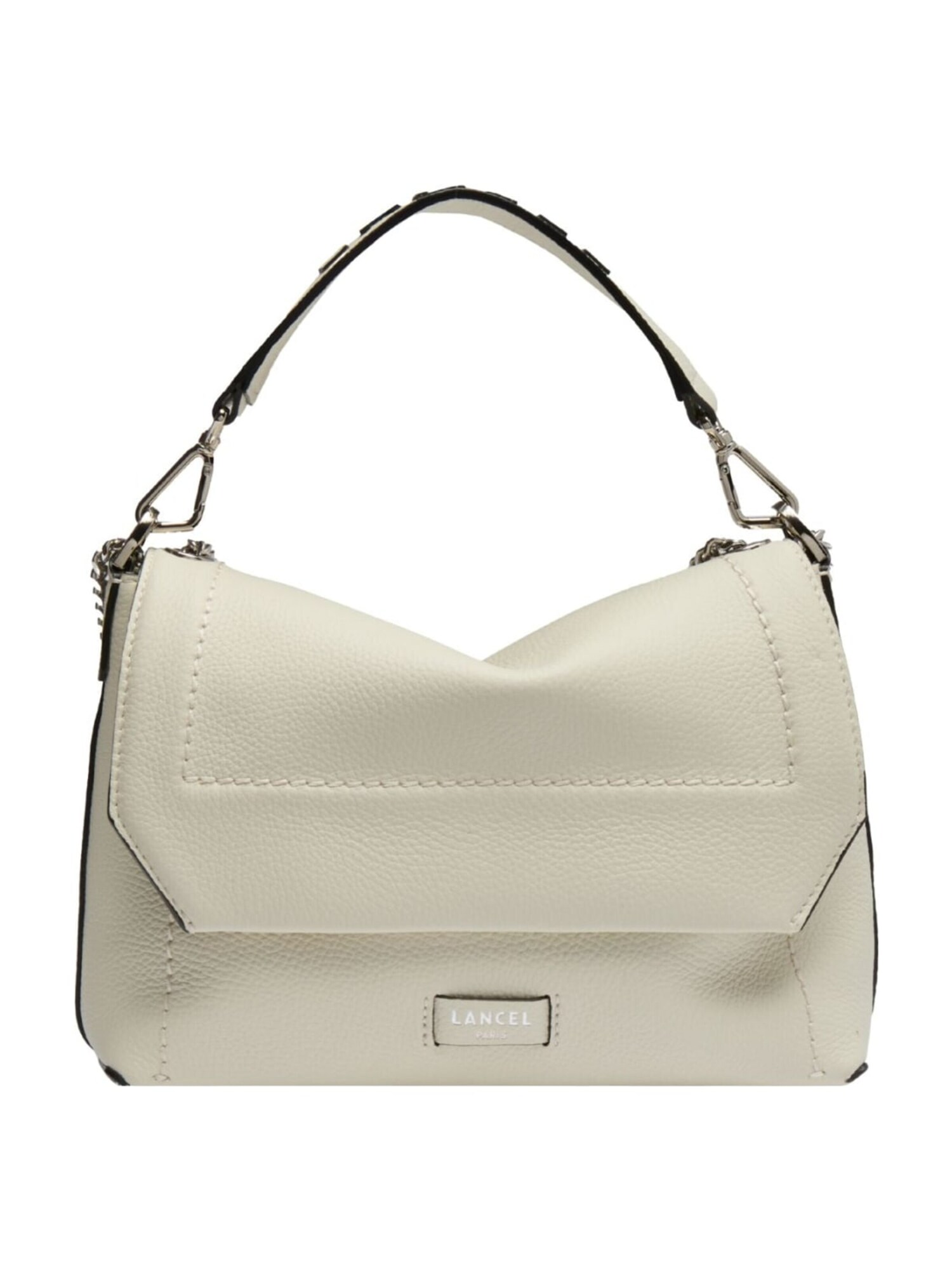 Lancel Bolso de hombro 'Lancel Sac Rabat M Ninon Soft Neige Femme'  blanco