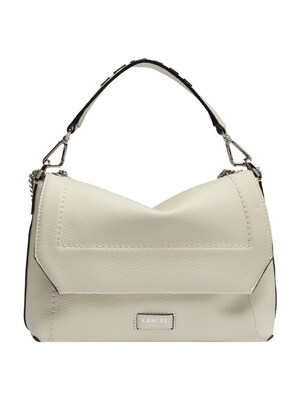 Lancel Bolso de hombro 'Lancel Sac Rabat M Ninon Soft Neige Femme'  blanco