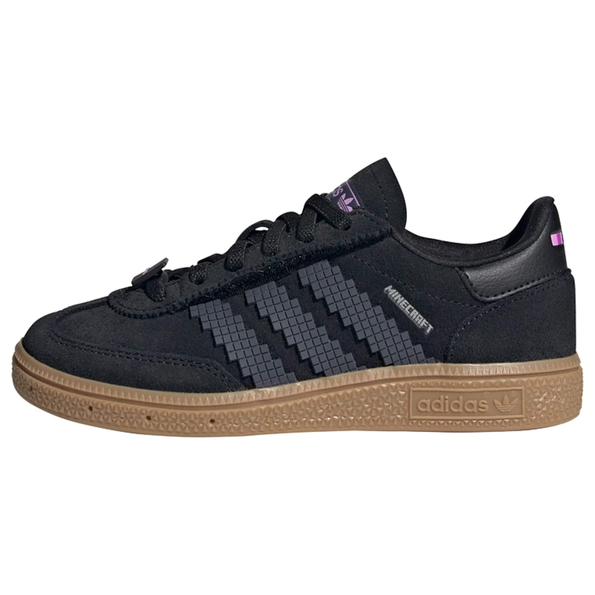 ADIDAS ORIGINALS Sneaker Handball Spezial Minecraft  gri metalic / mov închis / negru