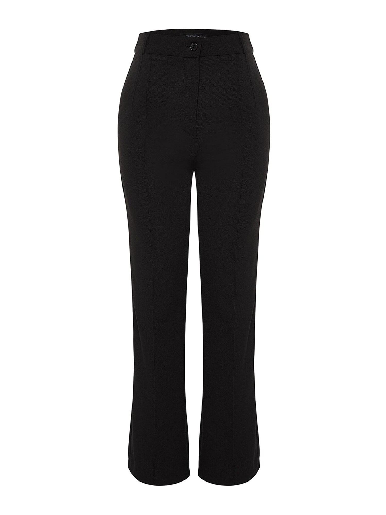 Trendyol Pantaloni cu dungă  negru