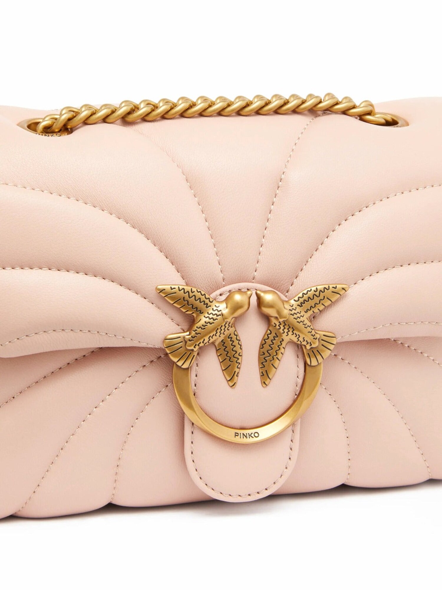 PINKO Bolso de mano 'Love Puff Mini Cl Sheep Nappa'  rosa – imagen 3