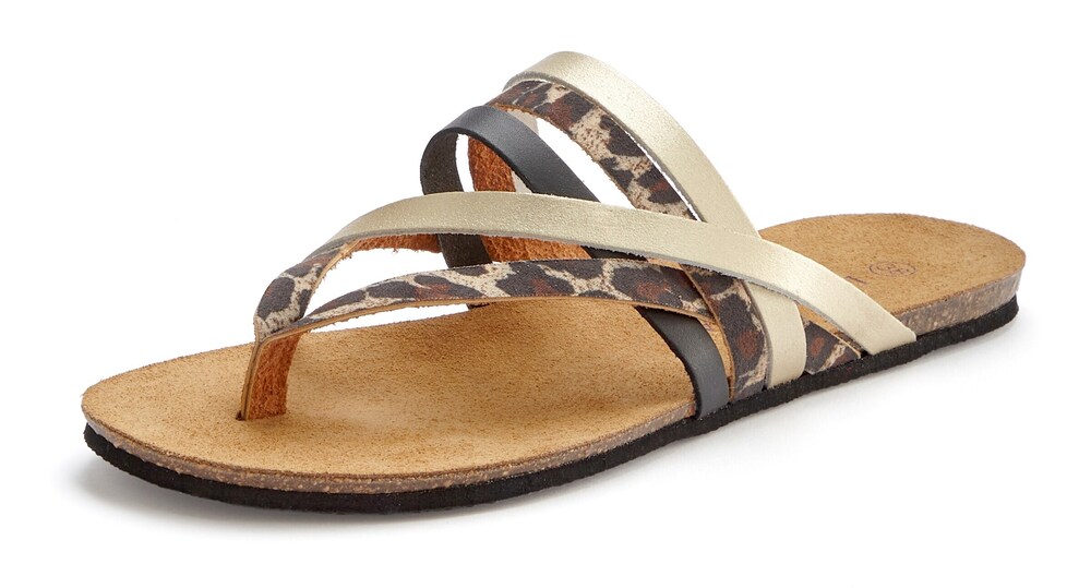 LASCANA Zehentrenner Damen Größe 39 bunt