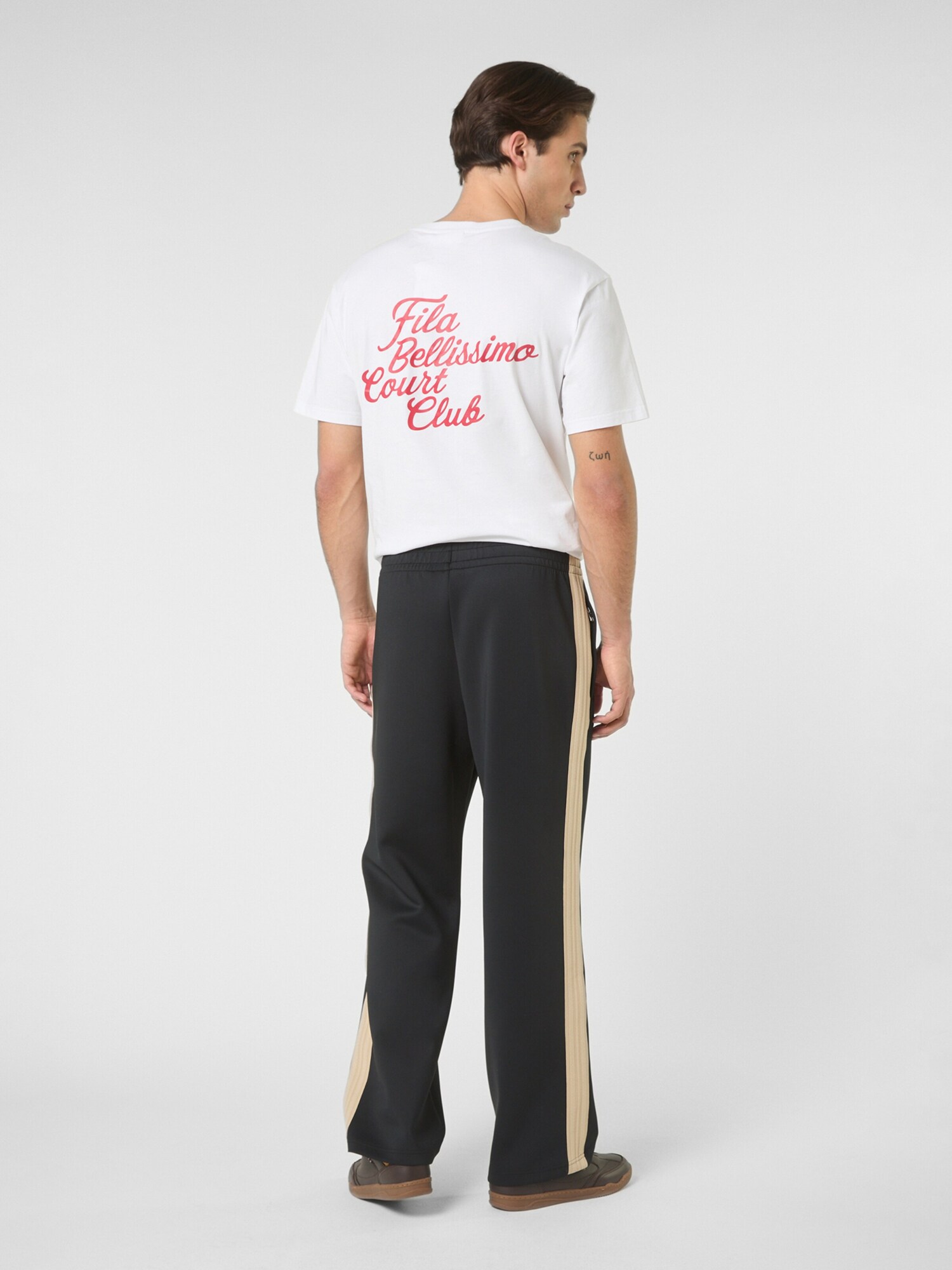 FILA Pantalón 'VAIANO relaxed taped track pants' negro – imagen 2