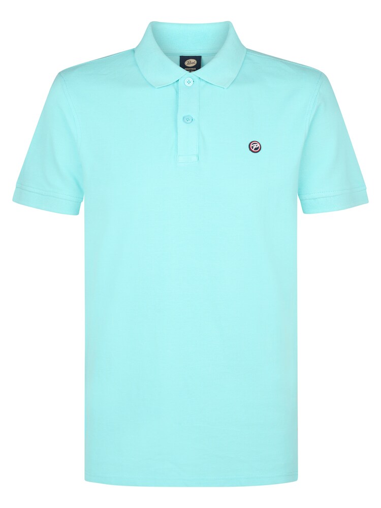 Petrol Industries Poloshirt 'Dolphin' Herren Größe S aqua / dunkelblau / rot / weiß
