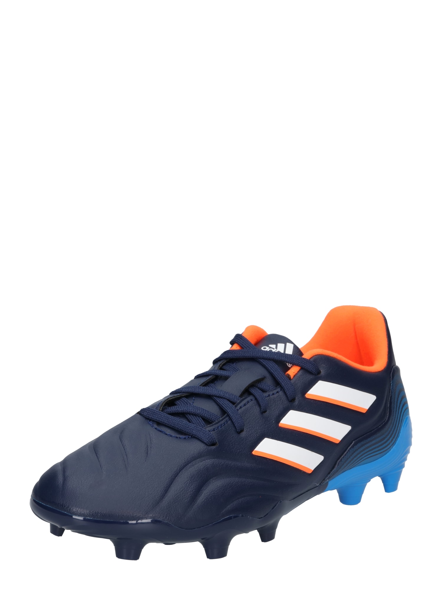 ADIDAS PERFORMANCE Sportiniai batai 'Copa Sense 3' nakties mėlyna / balta / mėlyna / oranžinė