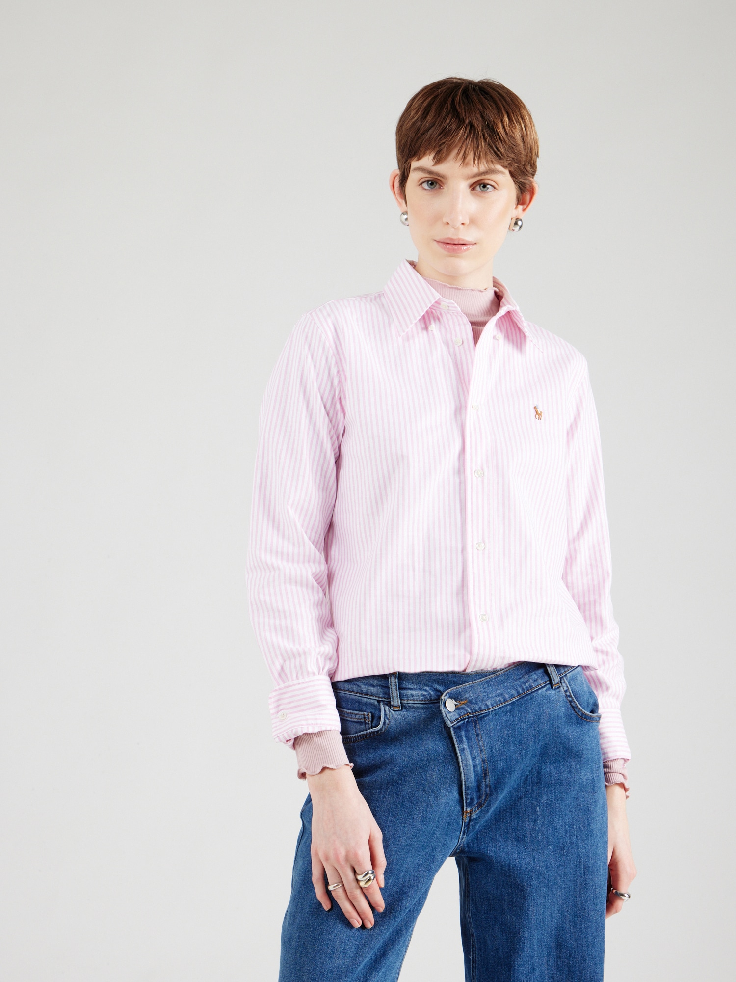 Polo Ralph Lauren Blúz  rózsaszín / fehér termék 2. képe