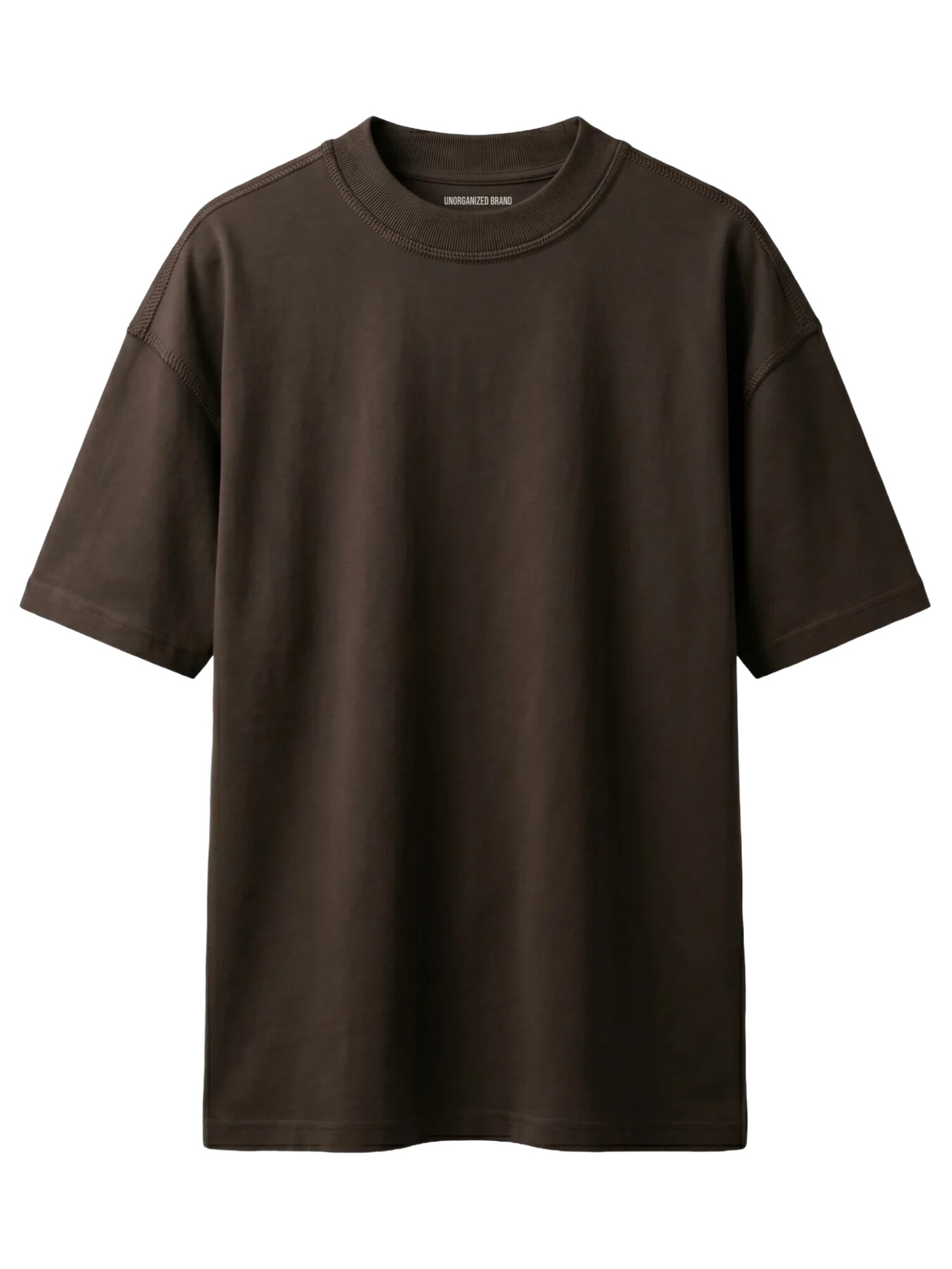 UNORGANIZED BRAND Maglietta 'SCHWERES COMFORT T15'  marrone scuro