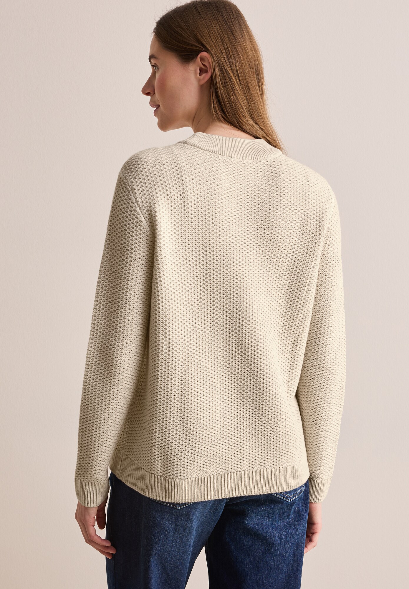 Thumbnail - Two-Tone Pullover mit Struktur