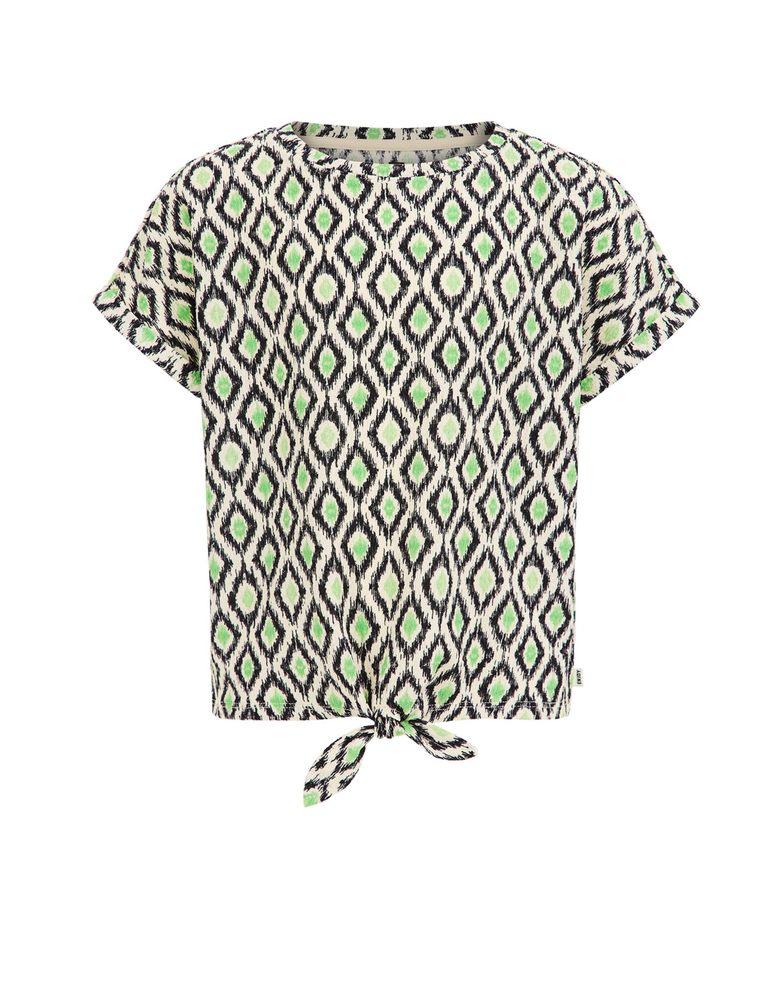 WE Fashion Póló  gitt / zöld / fekete akciós termékkép 1