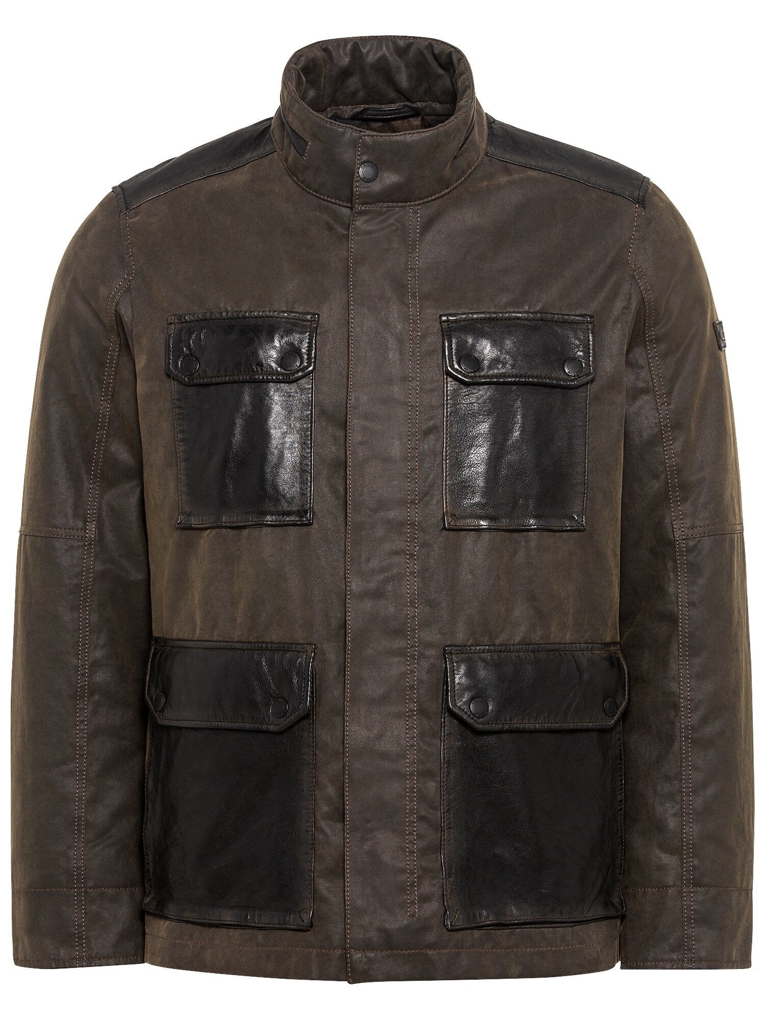 Thumbnail - Blouson mit Materialkontrast