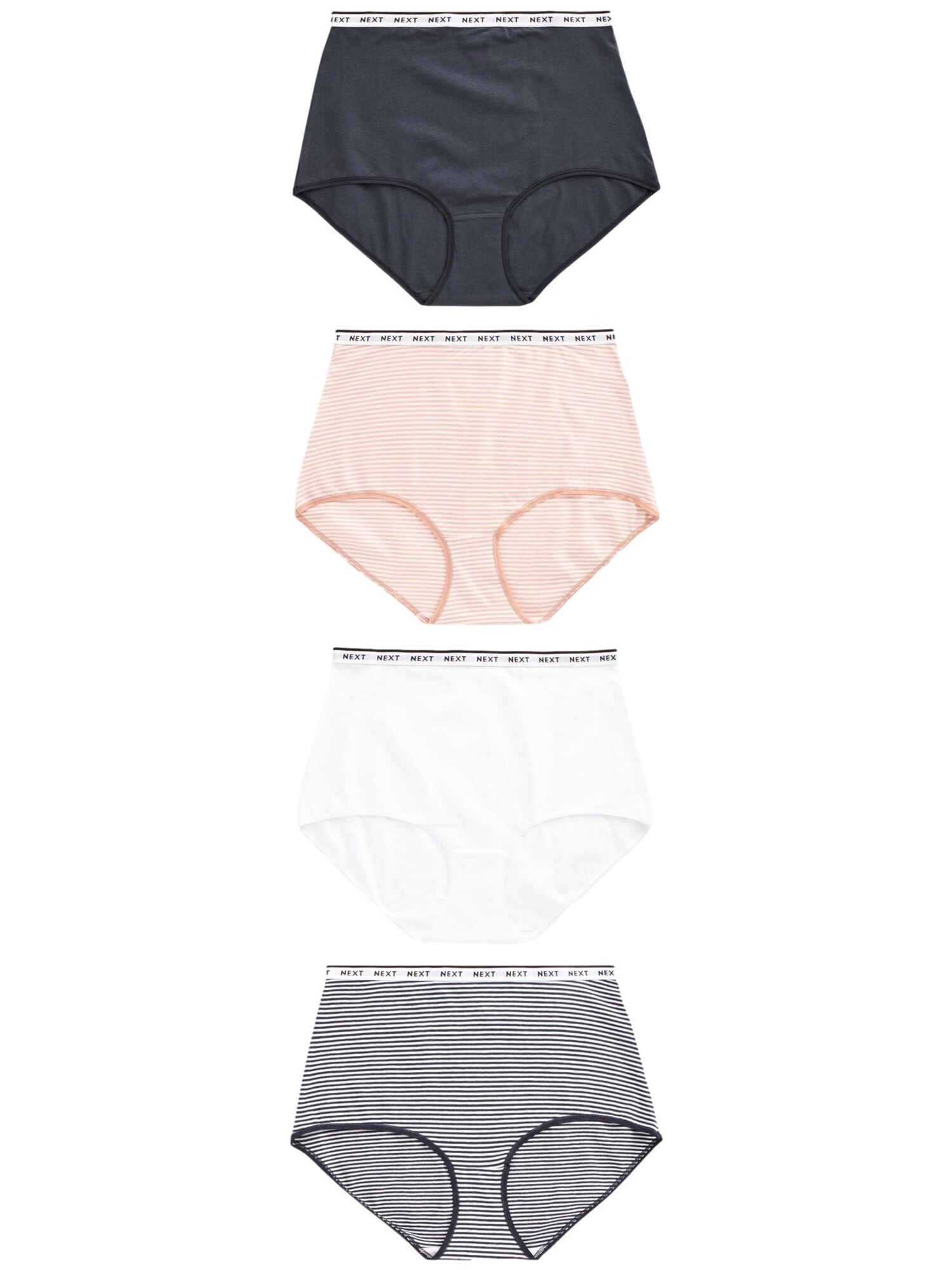 Next Slip  albastru închis / roz deschis / alb