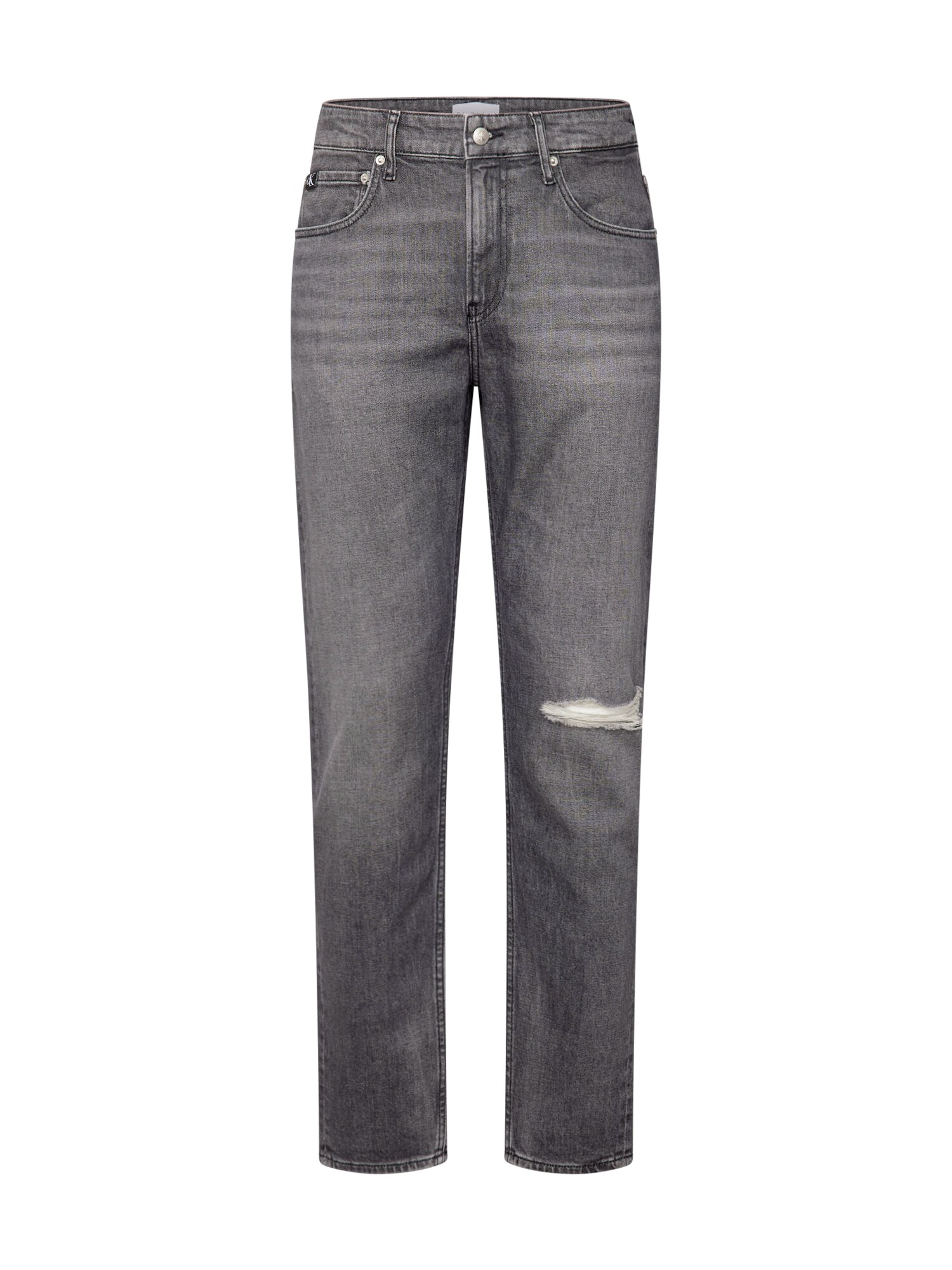 Calvin Klein Jeans Džínsy 'SLIM TAPER'  sivá